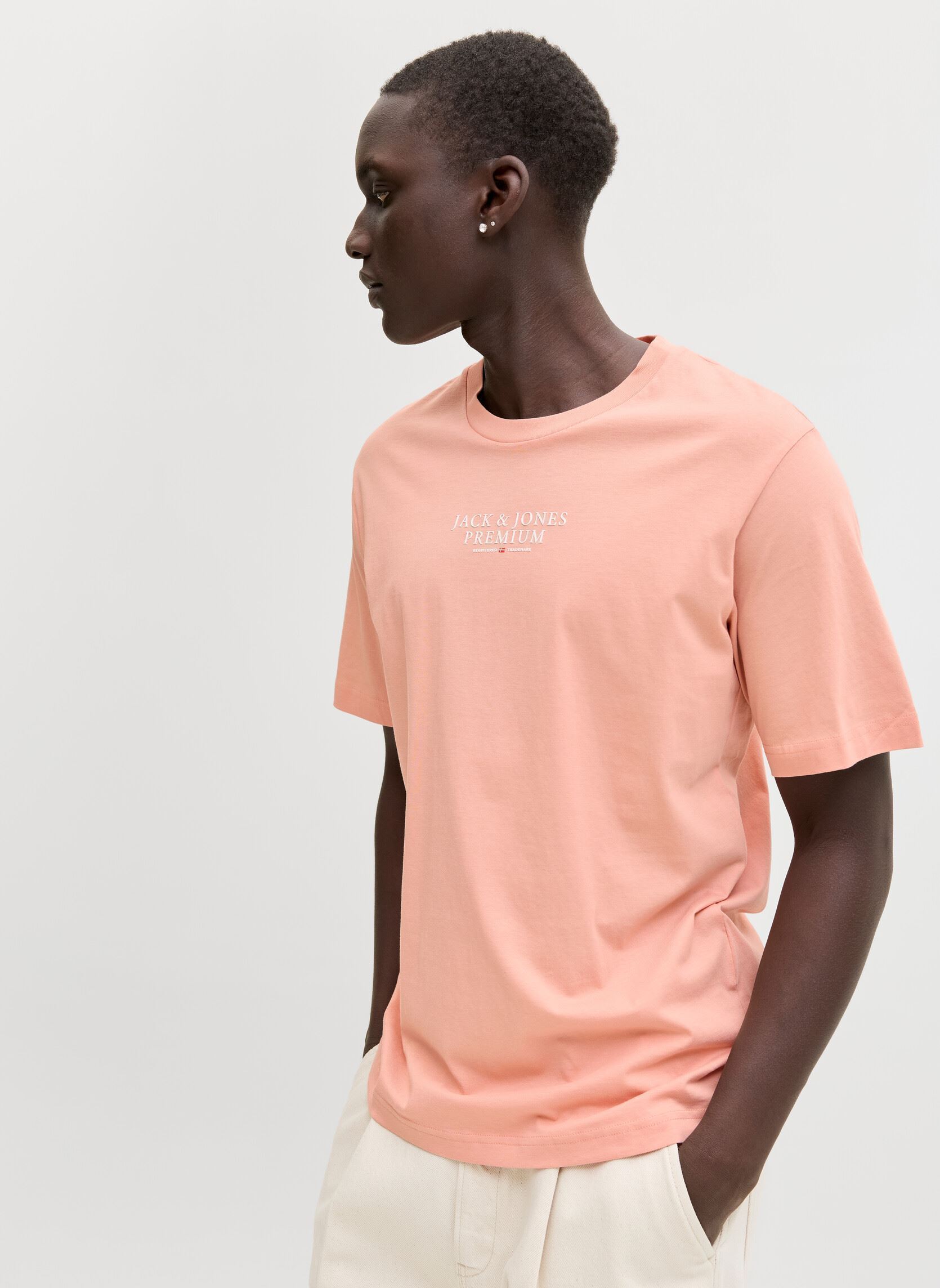 Kurzarm-T-Shirts JPRBLUARCHIE SS TEE CREW NECK NOOS herren rosa Jack & Jones Kurzarm-T-Shirts JPRBLUARCHIE SS TEE CREW NECK NOOS herren rosa CORAL PINK