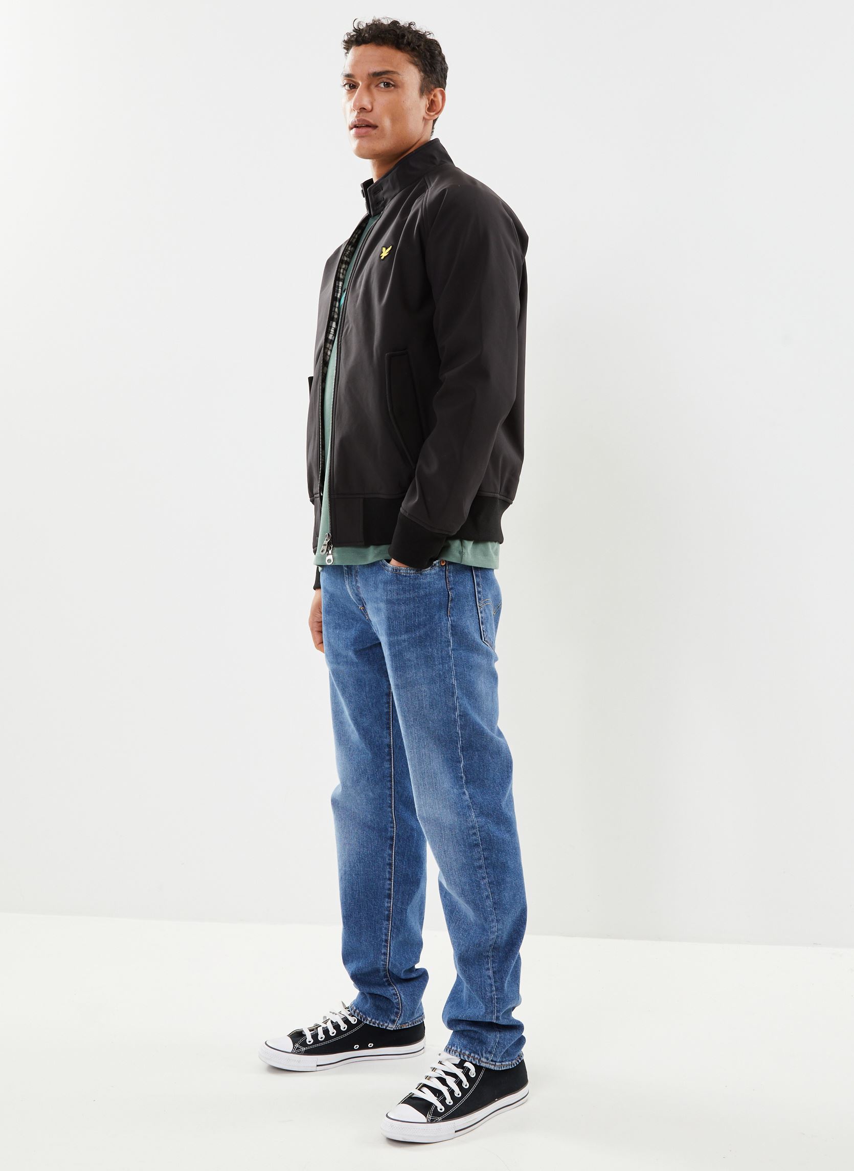 Blousons Softshell Harrington Jacket homme noir Lyle & Scott Blousons Softshell Harrington Jacket homme noir JET BLACK
