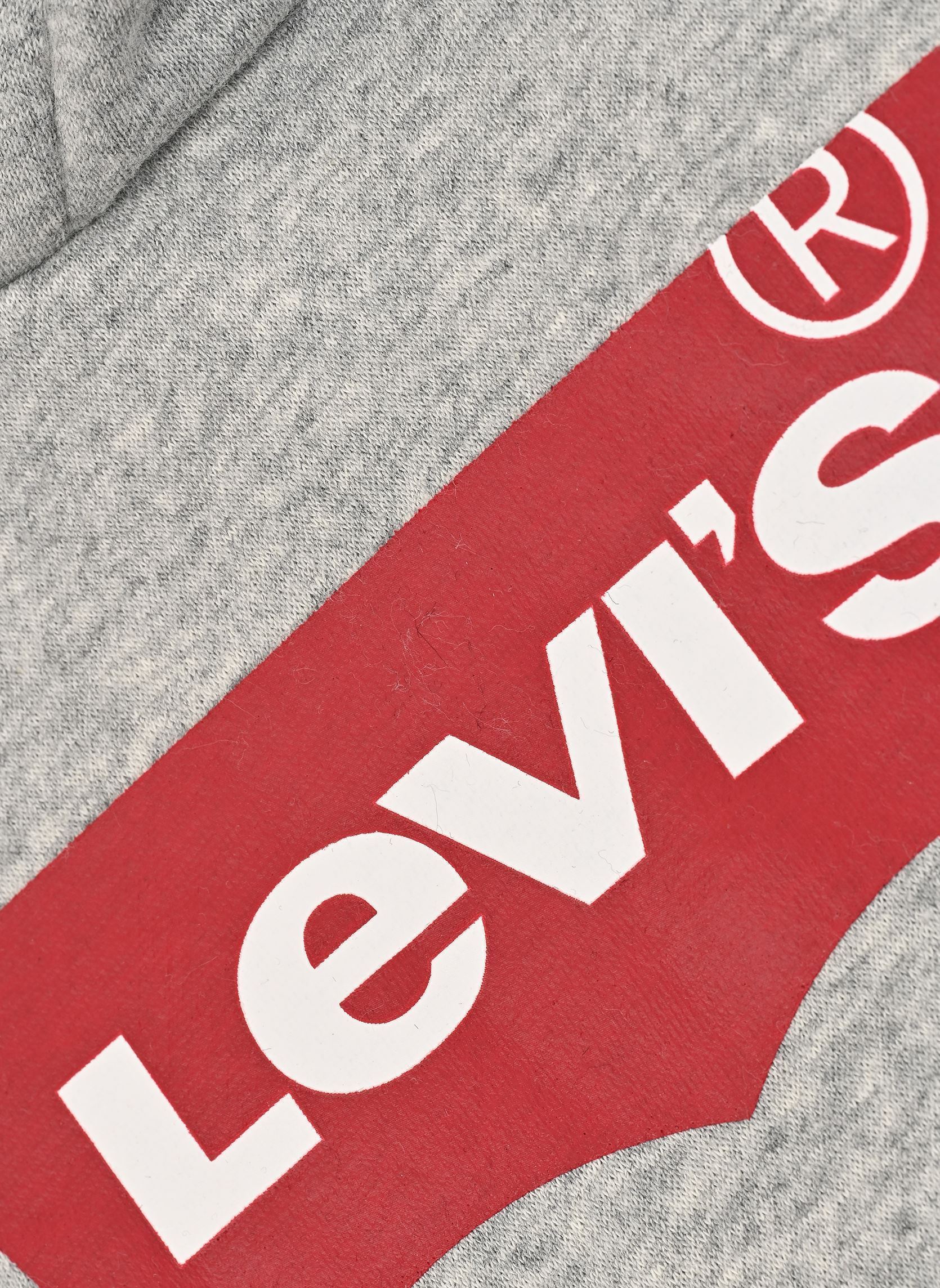 Sweats à capuche Levi's® Batwing Screenprint Hooded Pullo garçon gris Levi's Kids Sweats à capuche Levi's® Batwing Screenprint Hooded Pullo garçon gris GREY HEATHER
