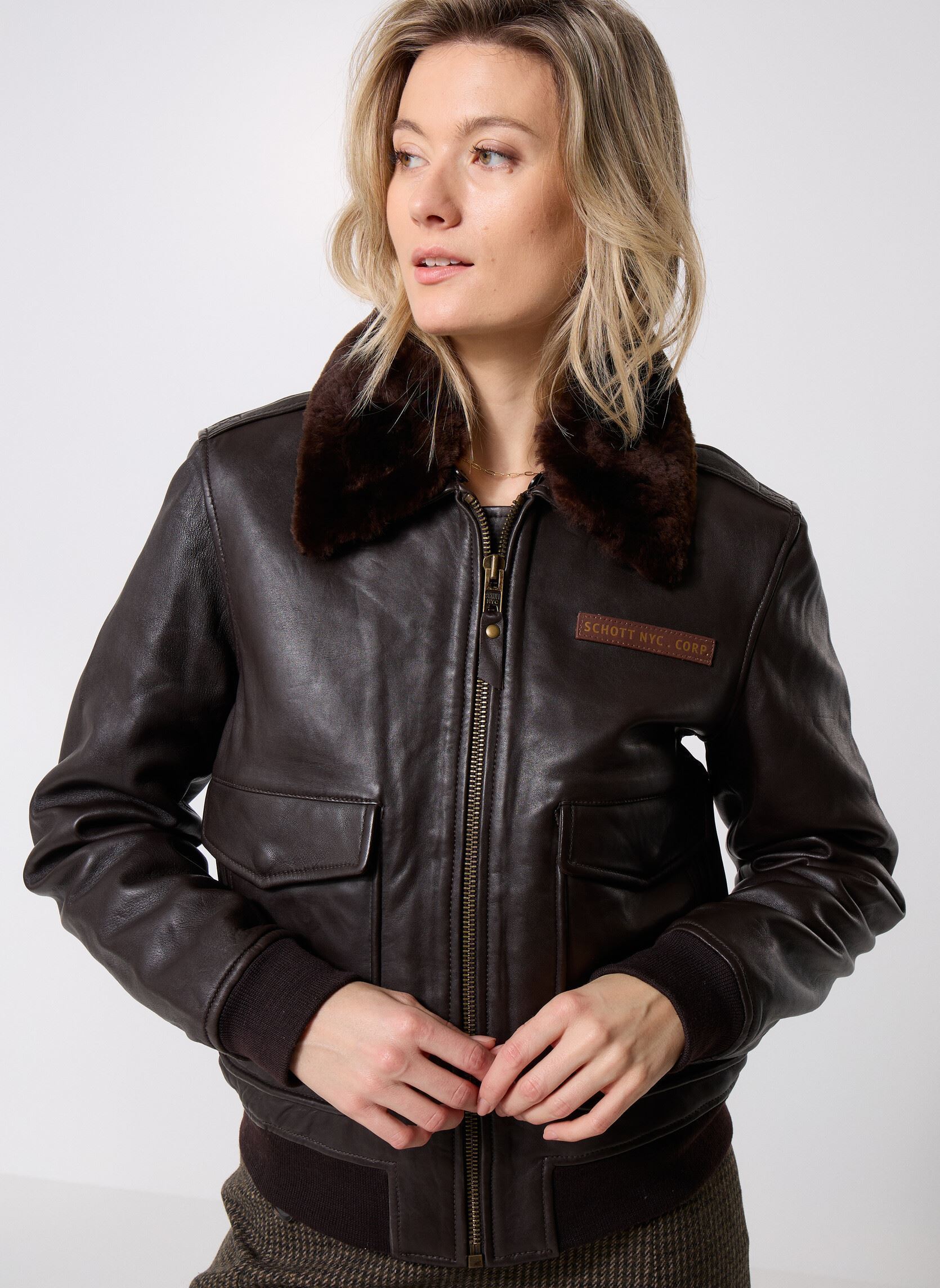 Veste Schott LCWLISAX EU - vue 2