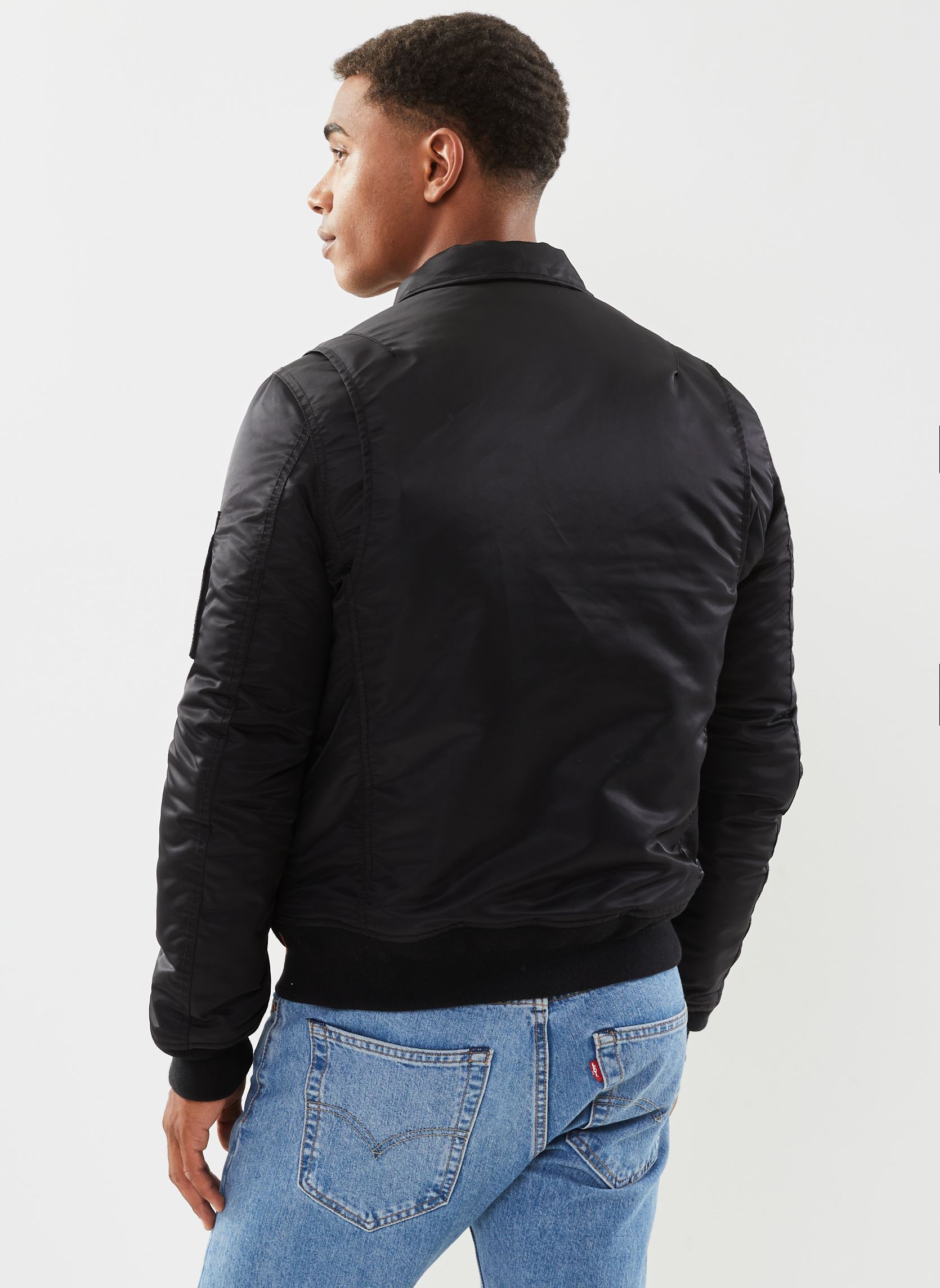 Blousons Bomber Cwu Original-210100RS homme noir Schott Blousons Bomber Cwu Original-210100RS homme noir Black