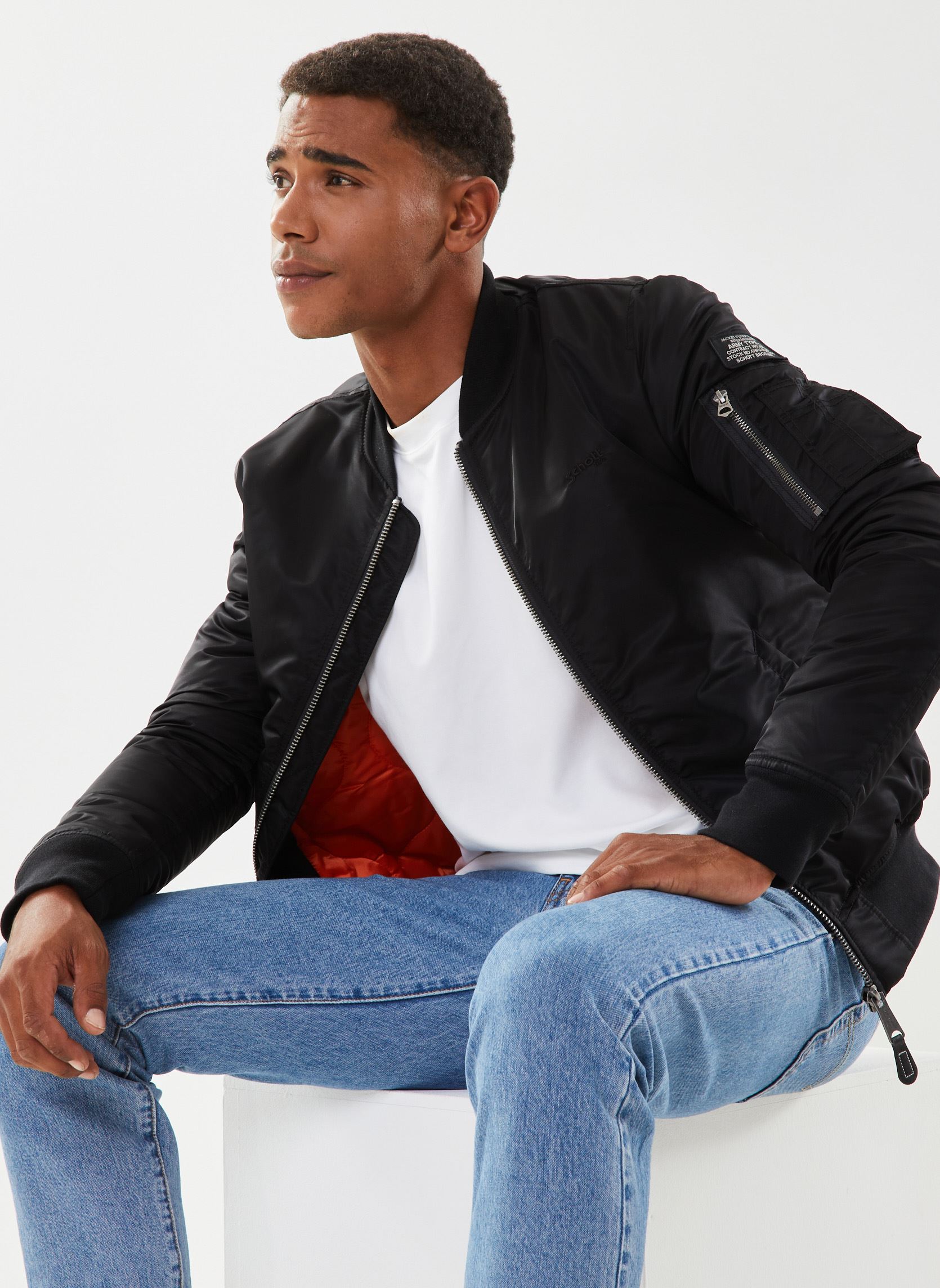 Blouson Schott AIRFORCERS EU - vue 3