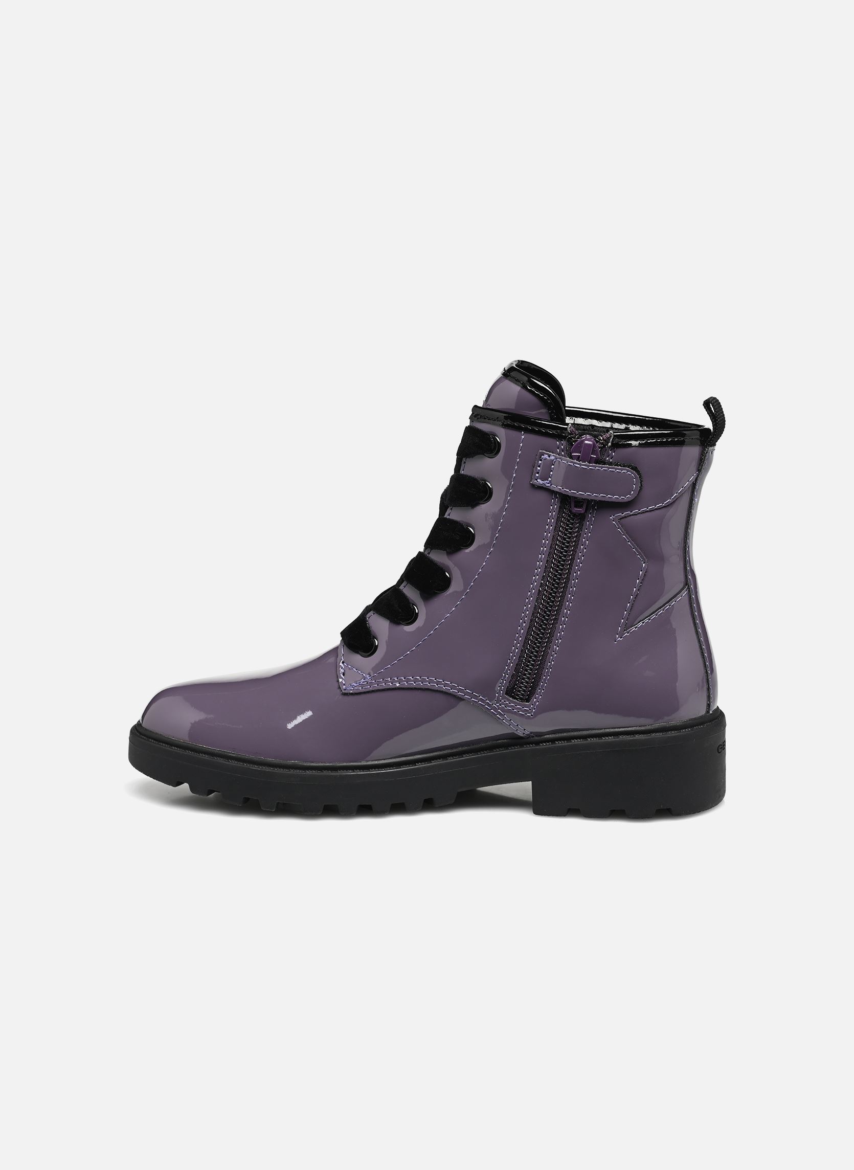 Bottines J Casey Girl D fille violet Geox Bottines J Casey Girl D fille violet VIOLET FONCE