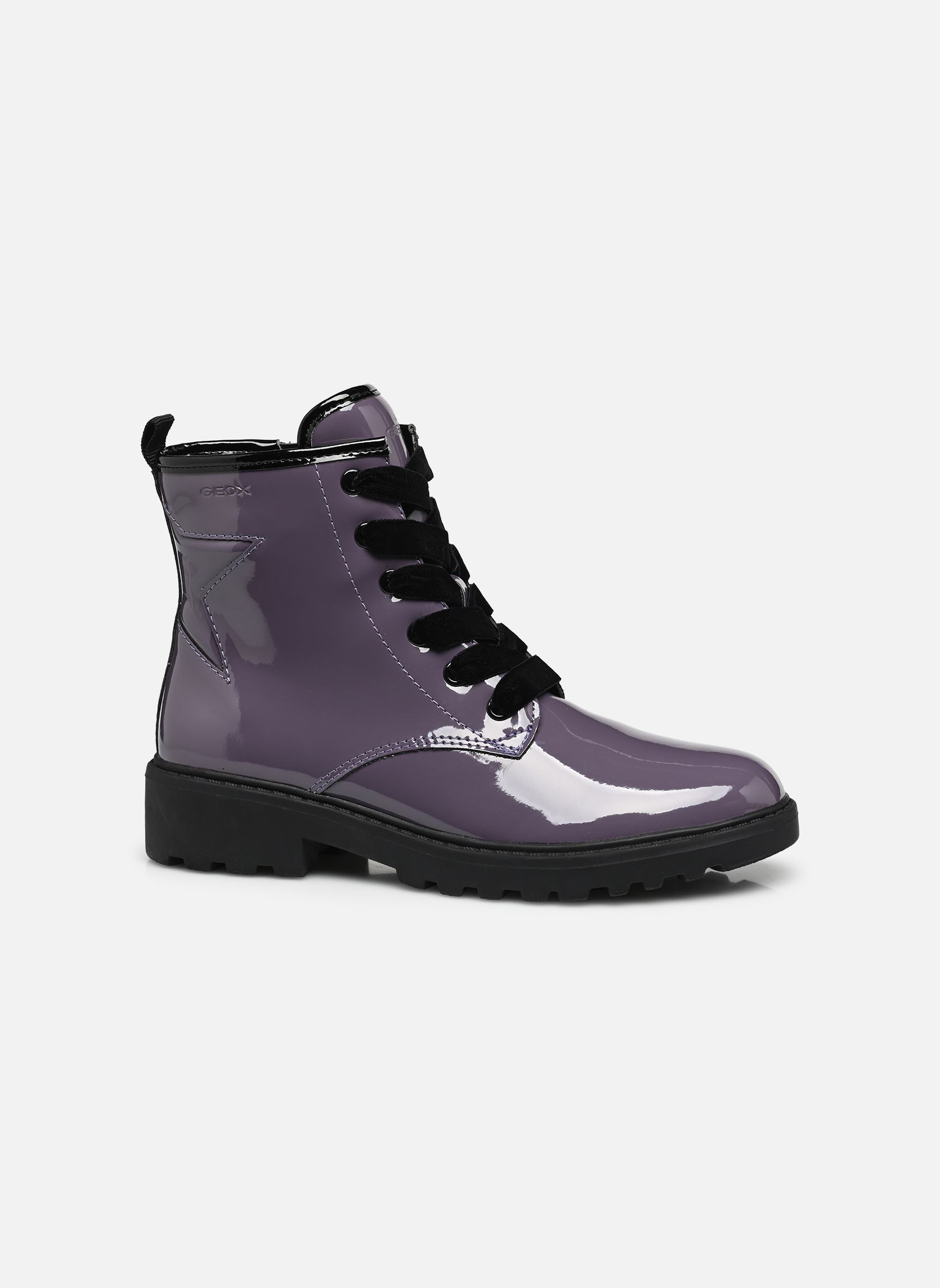 Bottines J Casey Girl D fille violet Geox Bottines J Casey Girl D fille violet VIOLET FONCE