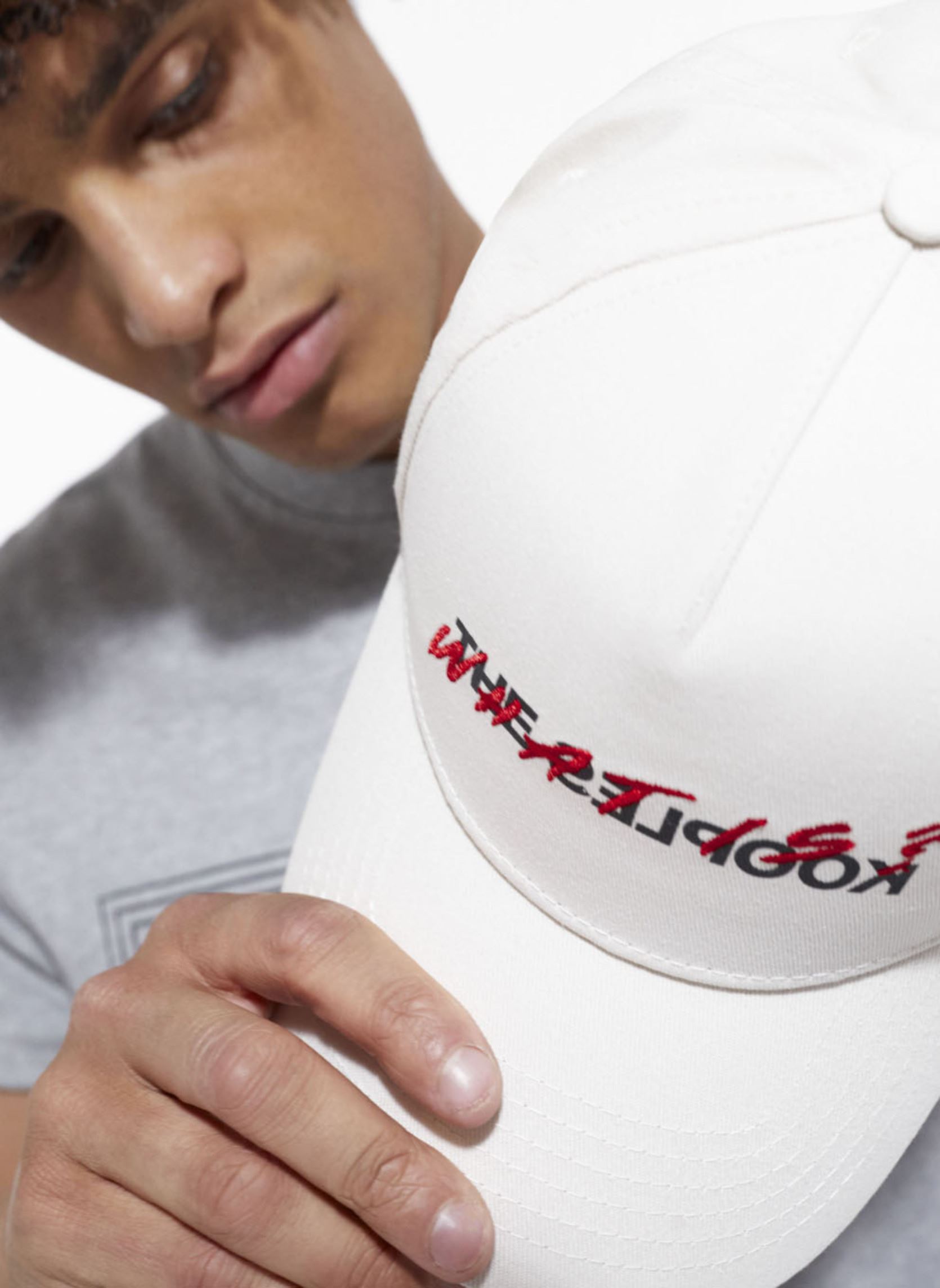 Casquettes AMHA23010K homme blanc The Kooples Casquettes AMHA23010K homme blanc Ecru