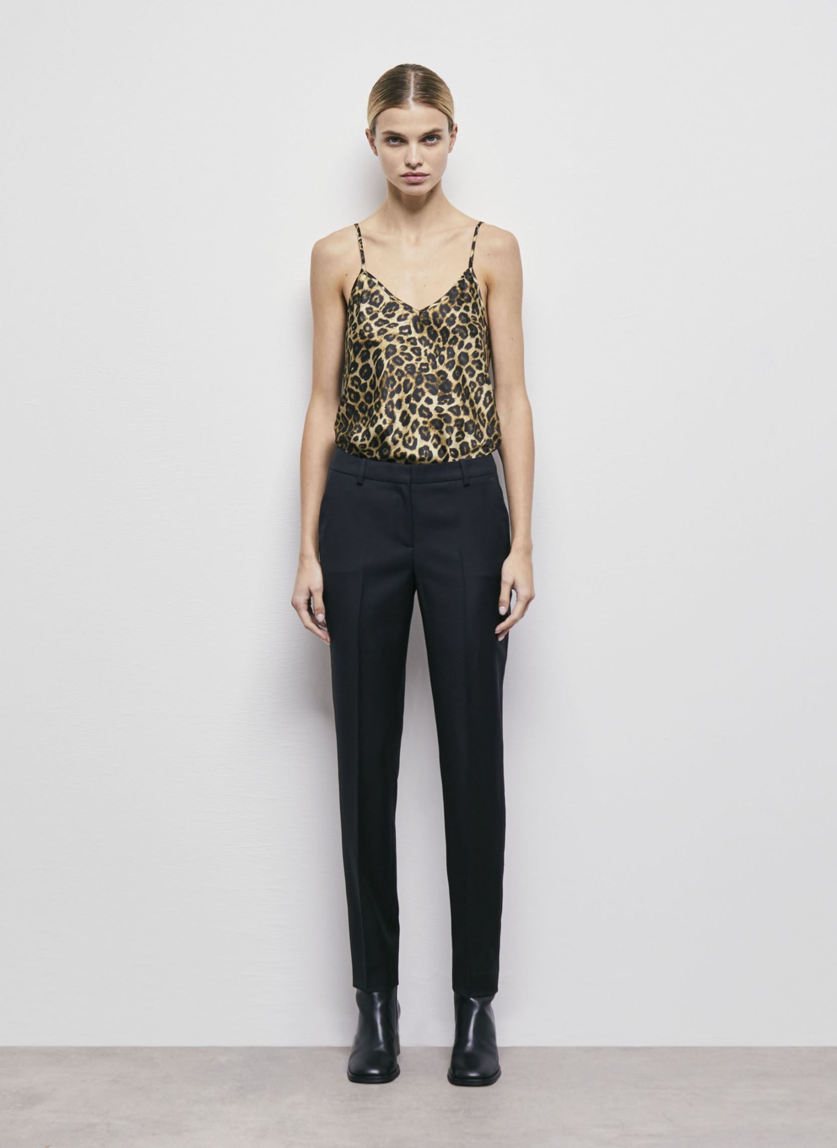 Pantalones slim FPAN25002K mujer negro The Kooples Pantalones slim FPAN25002K mujer negro Black
