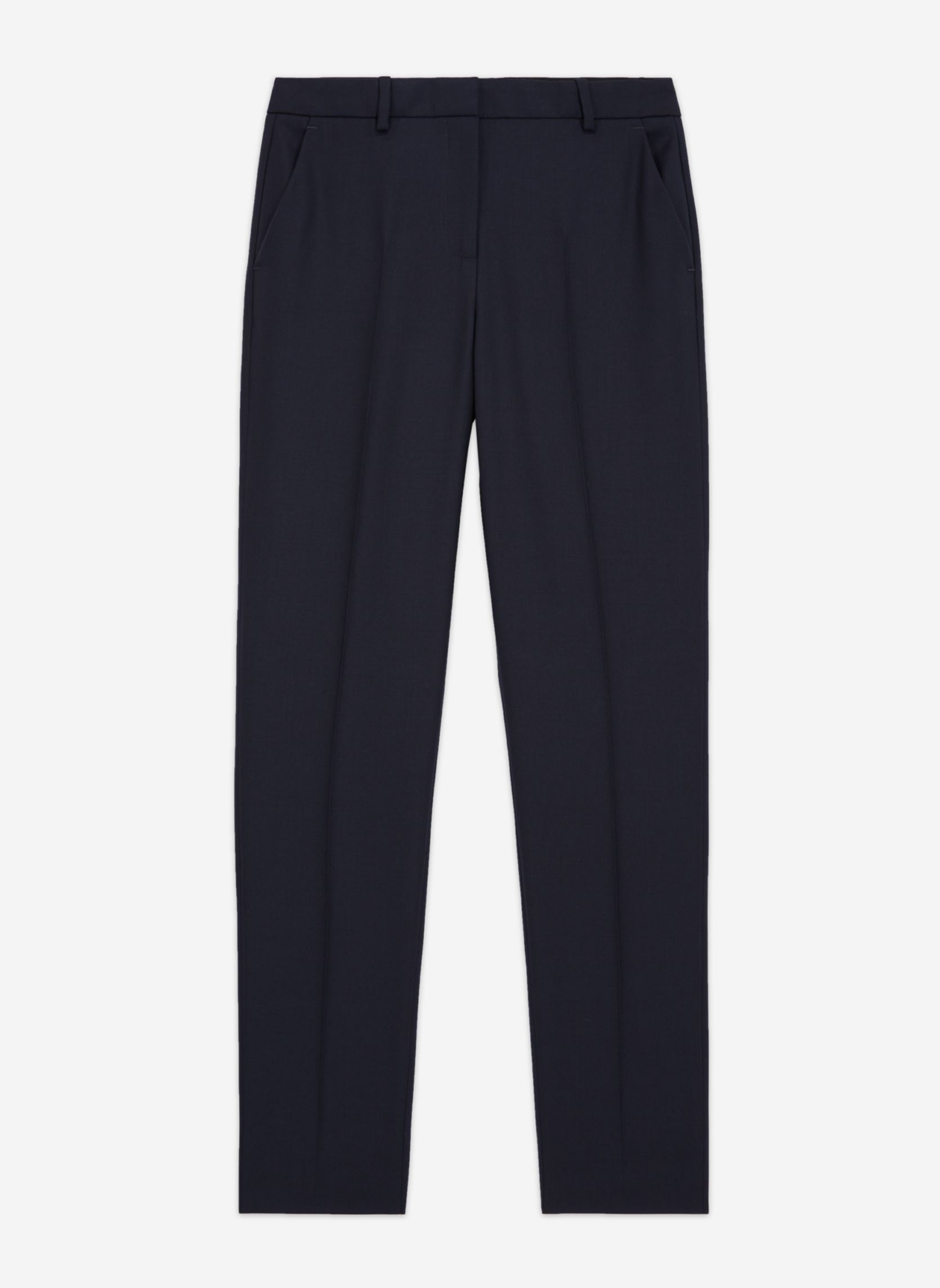 Pantalons slim FPAN25002K femme bleu The Kooples Pantalons slim FPAN25002K femme bleu Navy