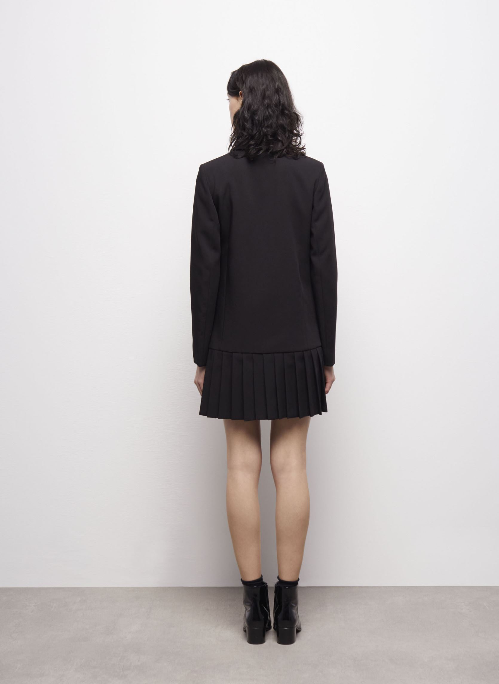 Robes FROB25161K femme noir The Kooples Robes FROB25161K femme noir Black