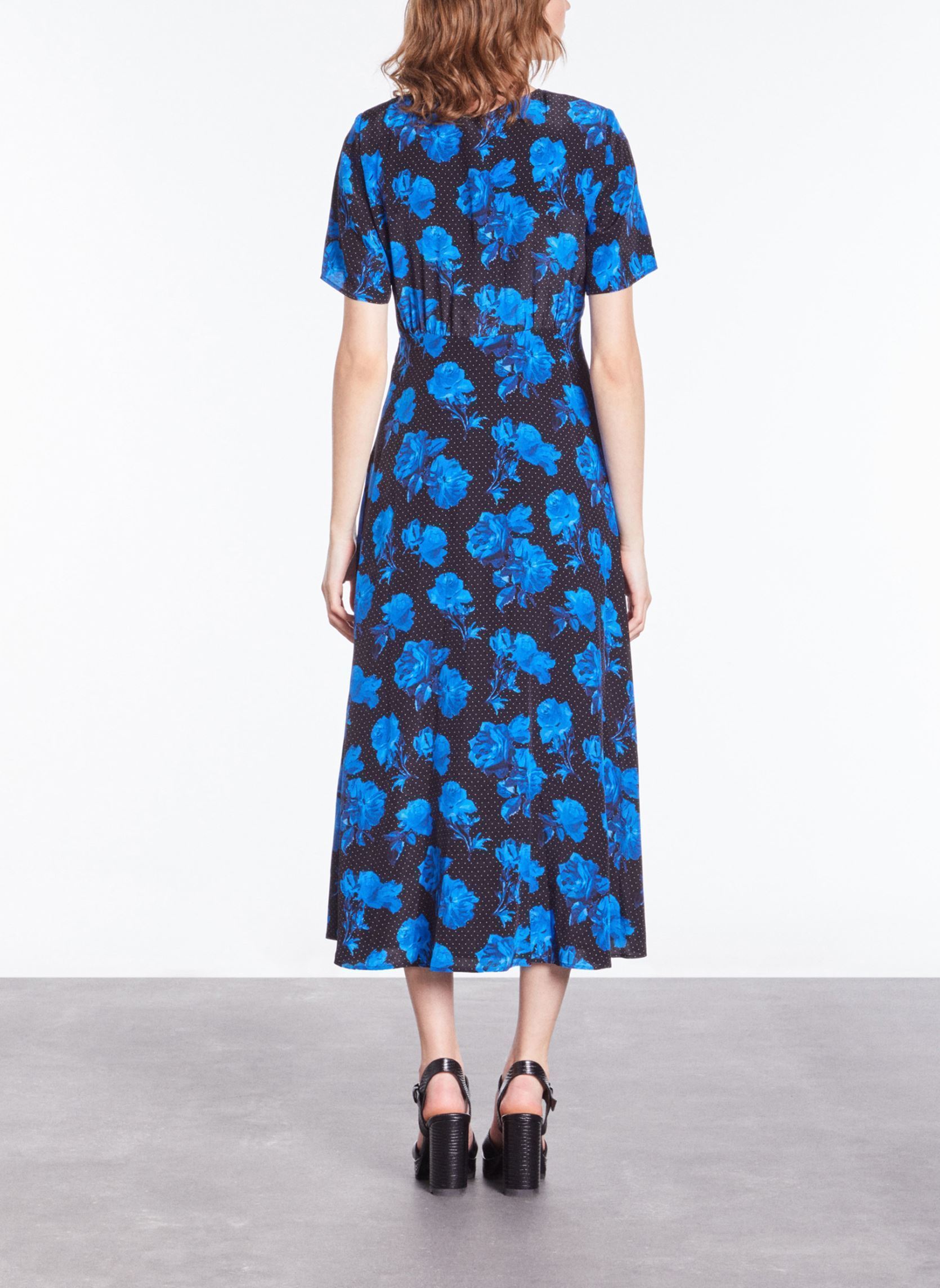 Robe THE KOOPLES Taille 40 - Noire, Longueur Midi, Nylon, Enfilable, Très Bon état