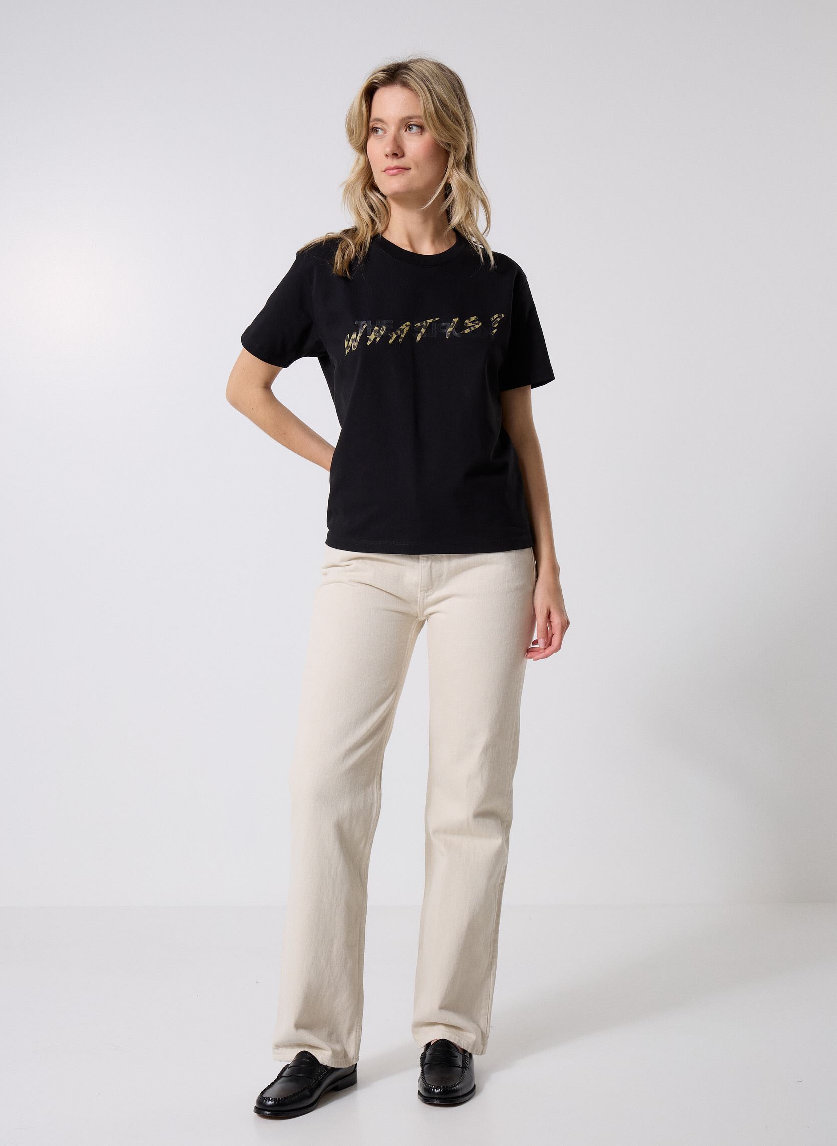 Tee-shirts FTSC25006K femme noir The Kooples Tee-shirts FTSC25006K femme noir BLA01