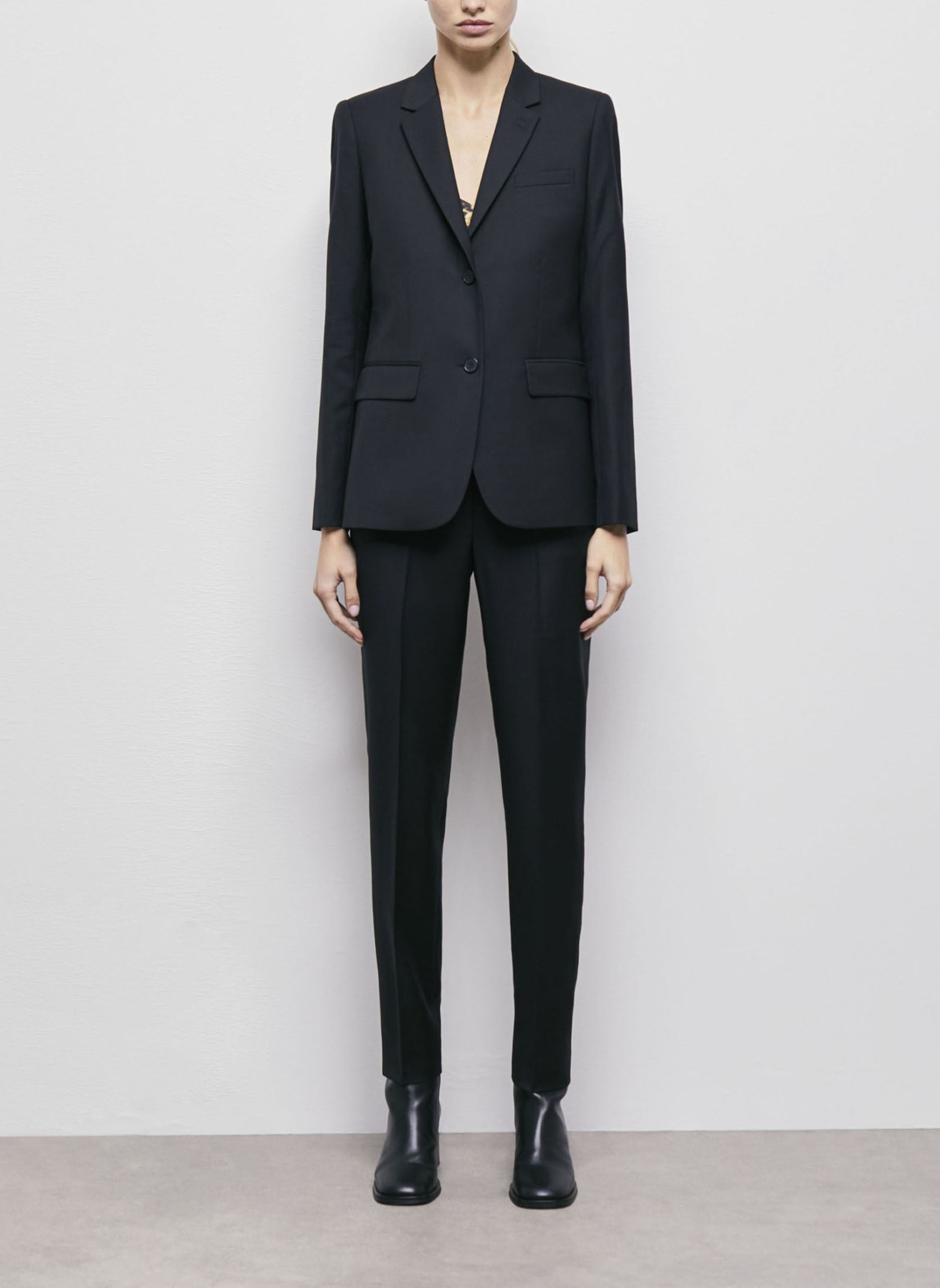 Vestes de blazer FVES25002K femme noir The Kooples Vestes de blazer FVES25002K femme noir BLACK