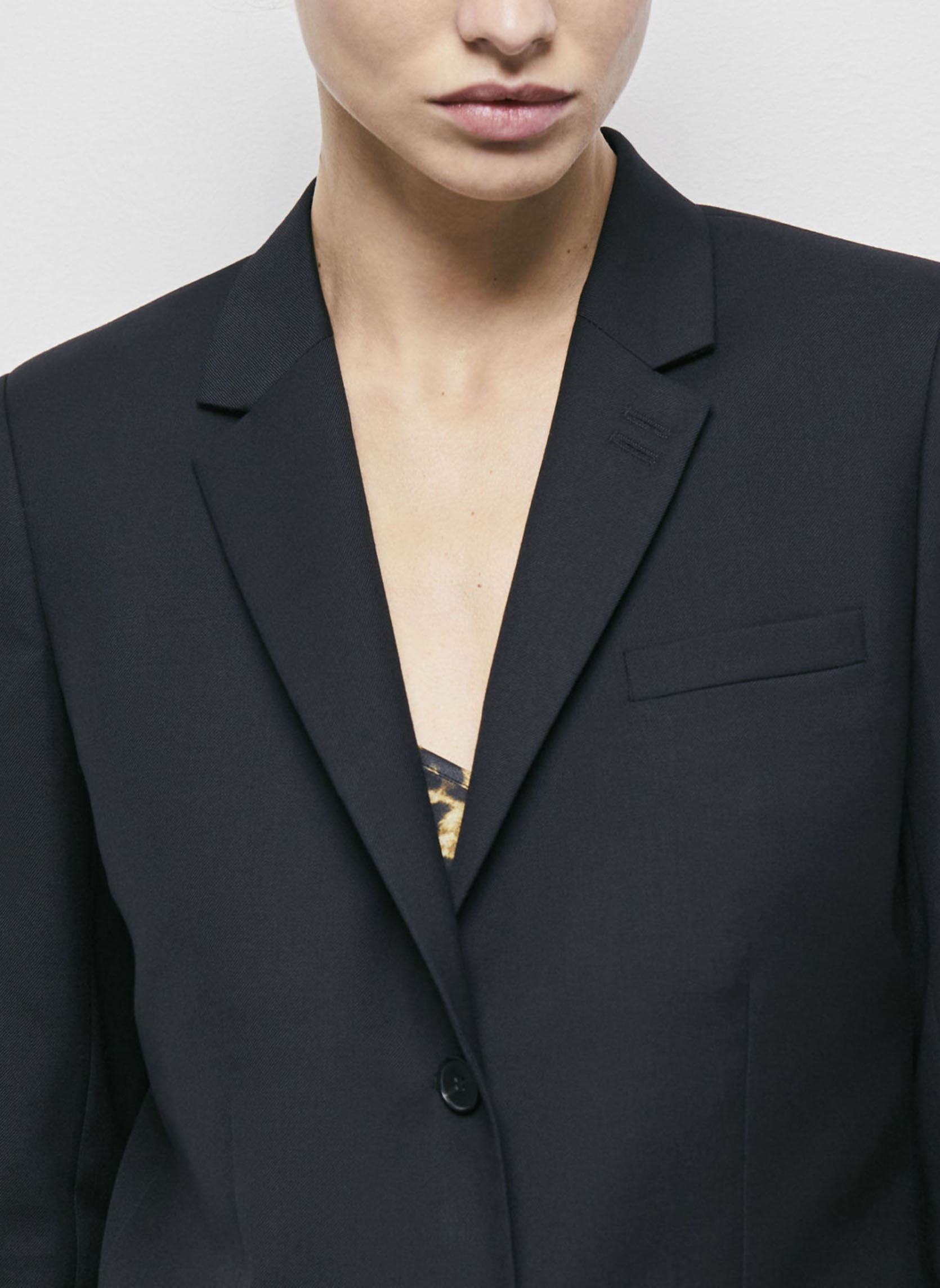 Vestes de blazer FVES25002K femme noir The Kooples Vestes de blazer FVES25002K femme noir BLACK