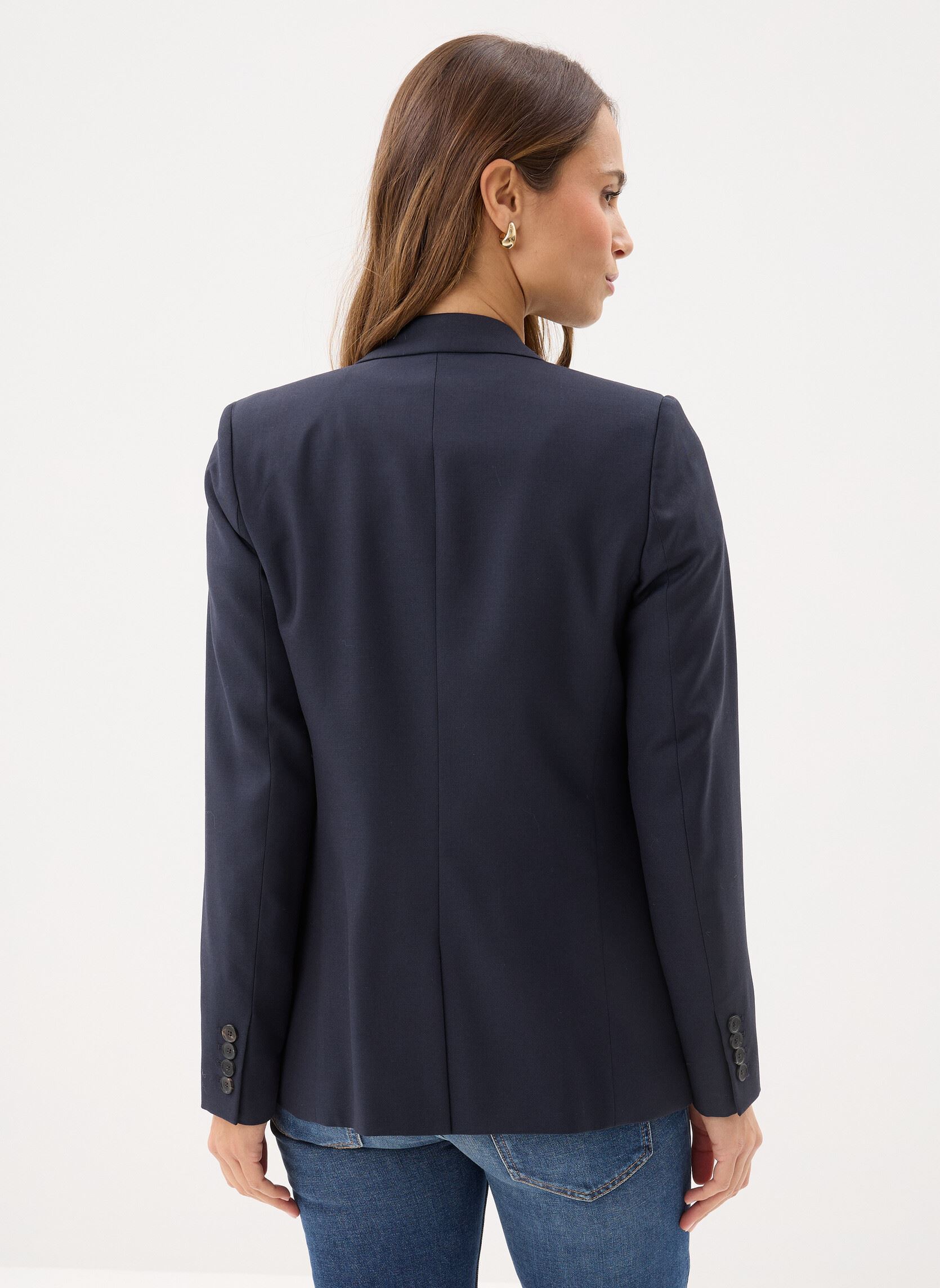 Blazer FVES25002K damen blau The Kooples Blazer FVES25002K damen blau NAV01