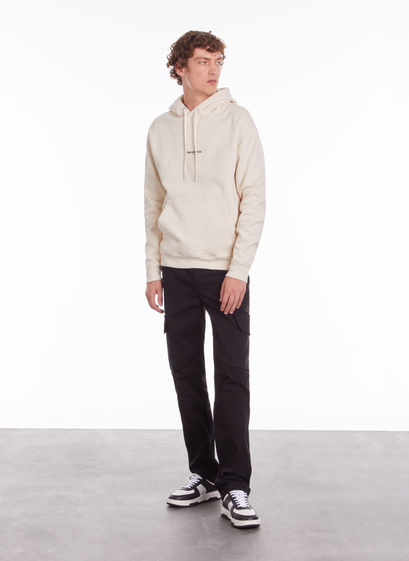 Sweats à capuche HSWE22072K homme blanc The Kooples Sweats à capuche HSWE22072K homme blanc Off white