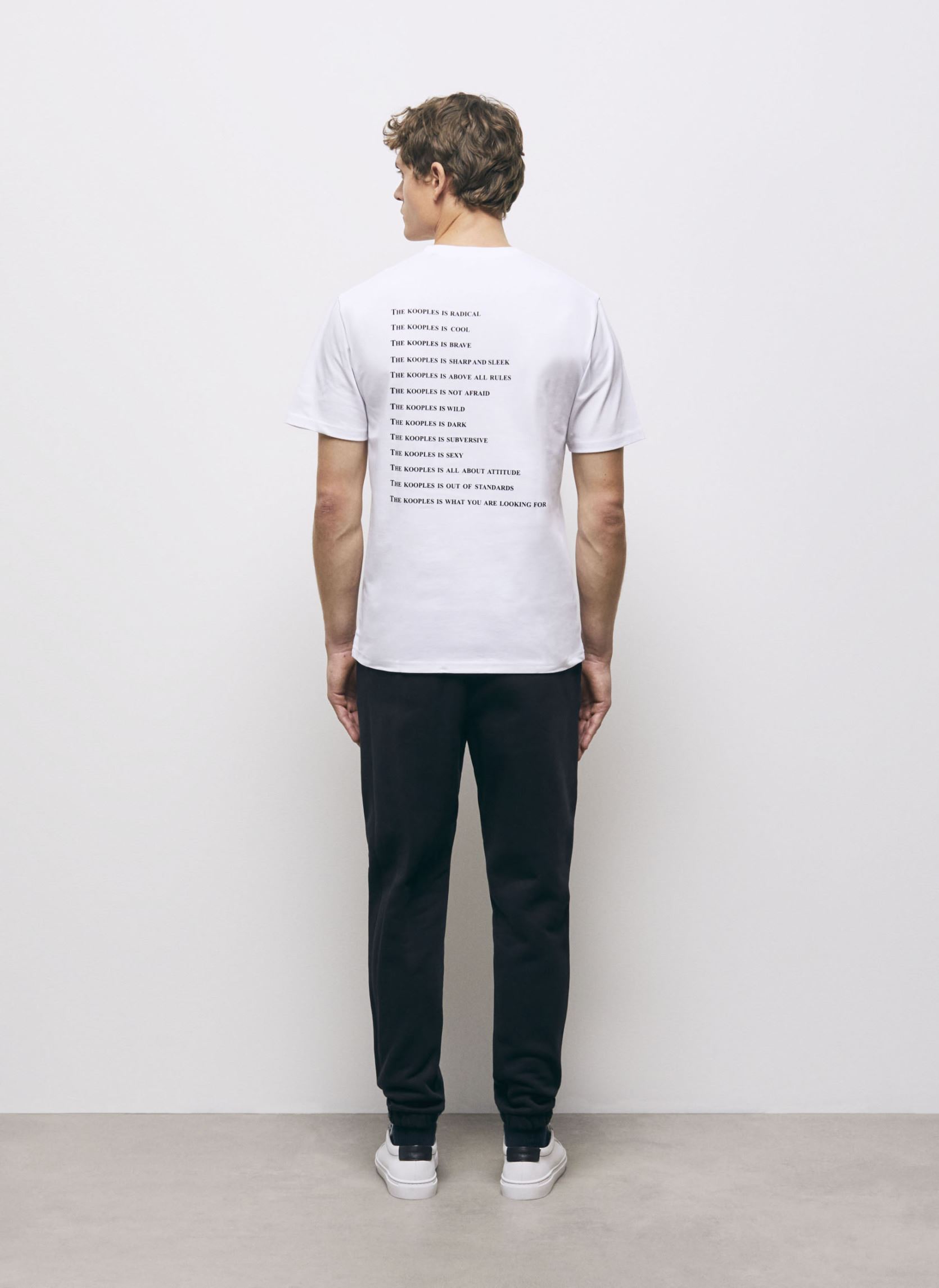 Tee-shirts manches courtes HTSC18090K homme blanc The Kooples Tee-shirts manches courtes HTSC18090K homme blanc White
