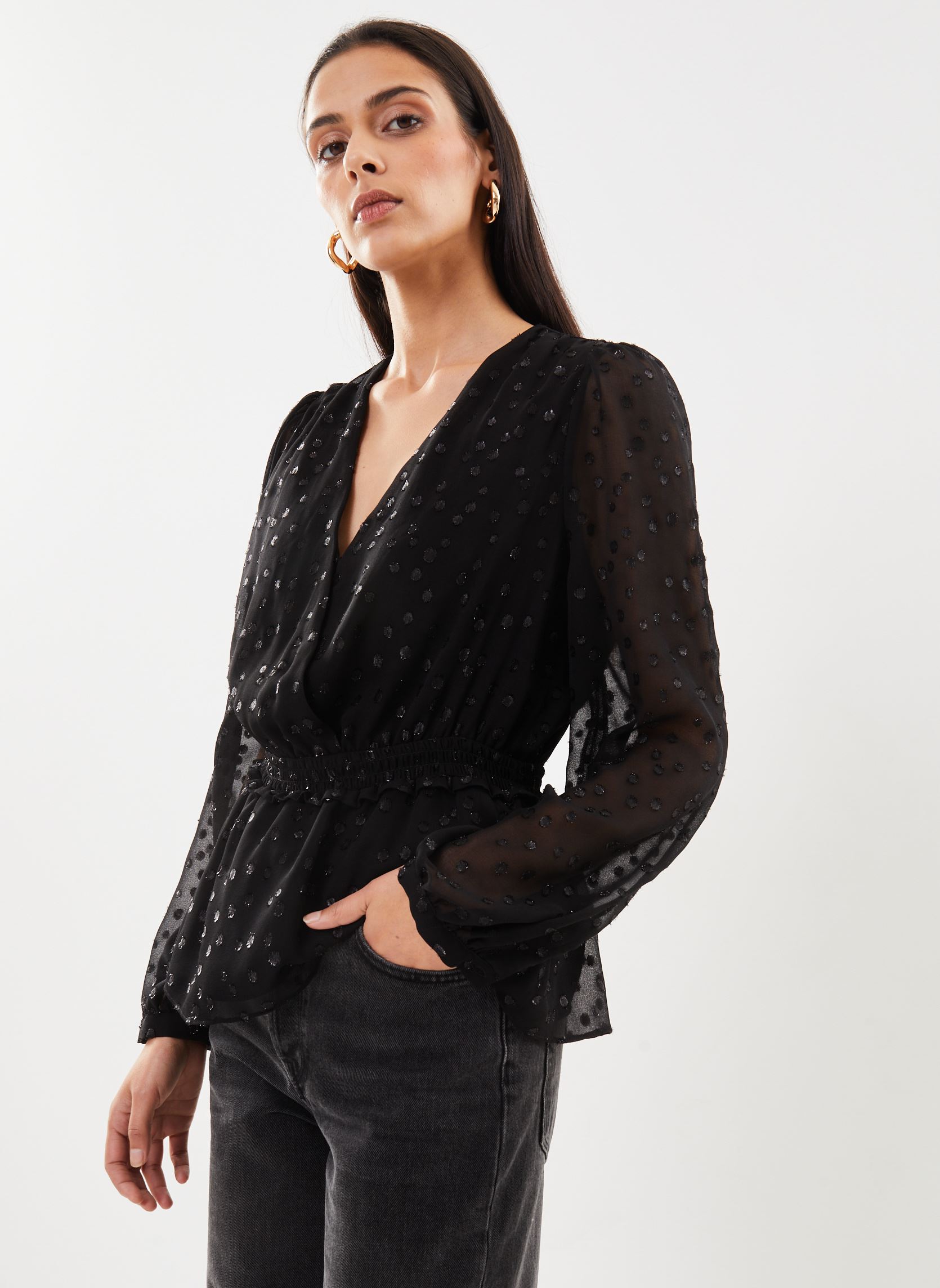 Vêtements The Kooples FTOP27091K pour Accessoires