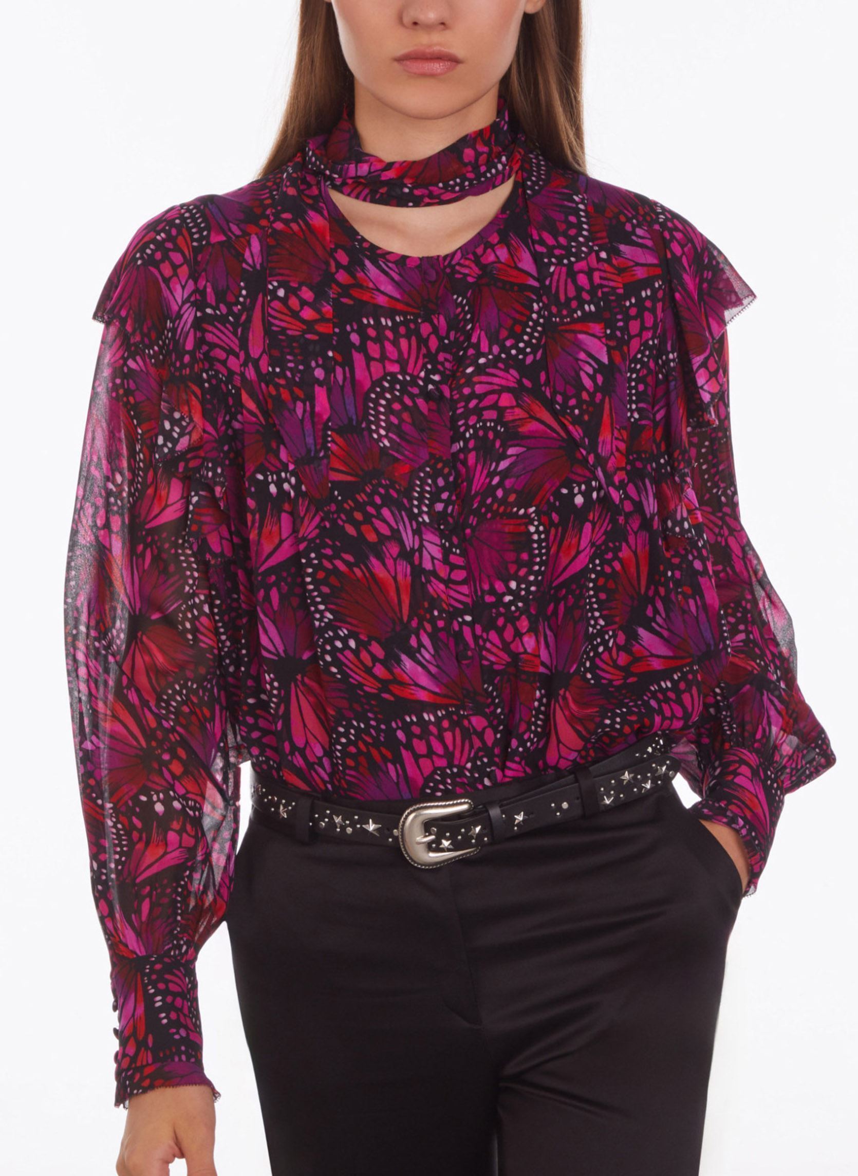 Vêtements The Kooples FTOP27095K pour Accessoires