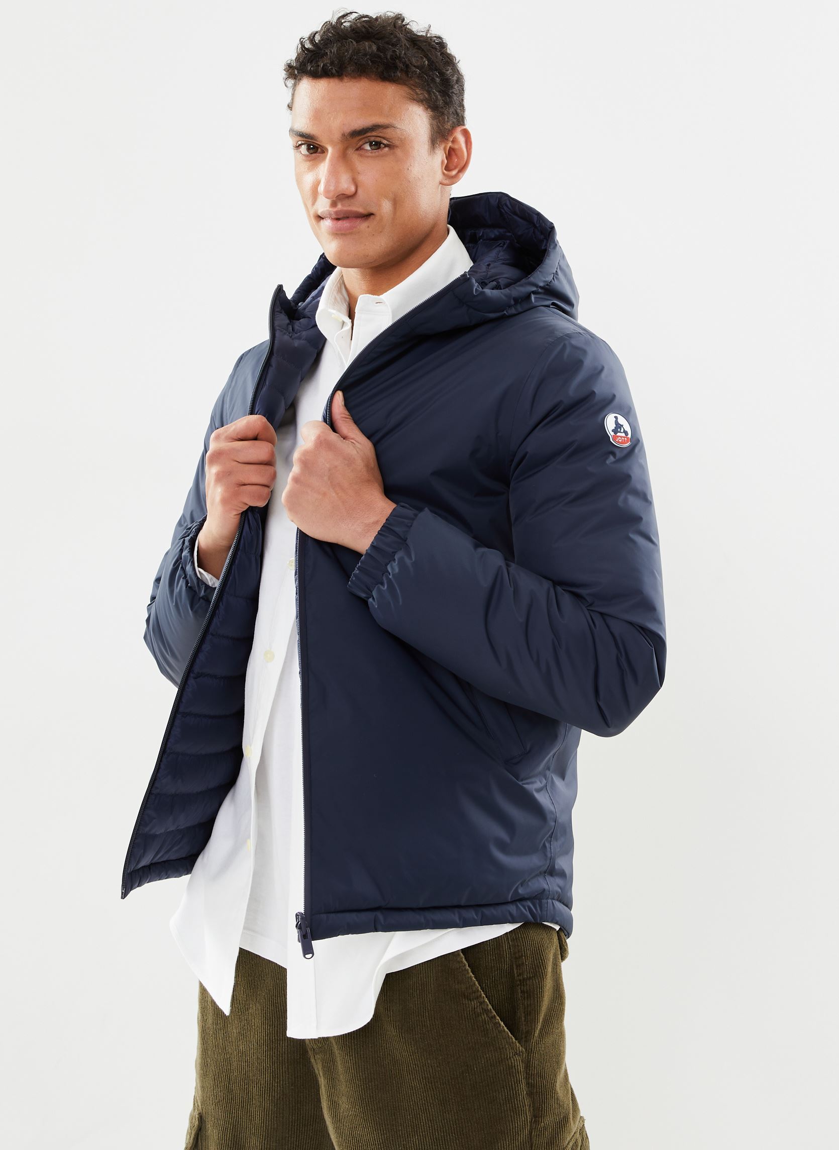 Daunenjacken BERGEN - REVERSIBLE herren blau JOTT Daunenjacken BERGEN - REVERSIBLE herren blau NAVY