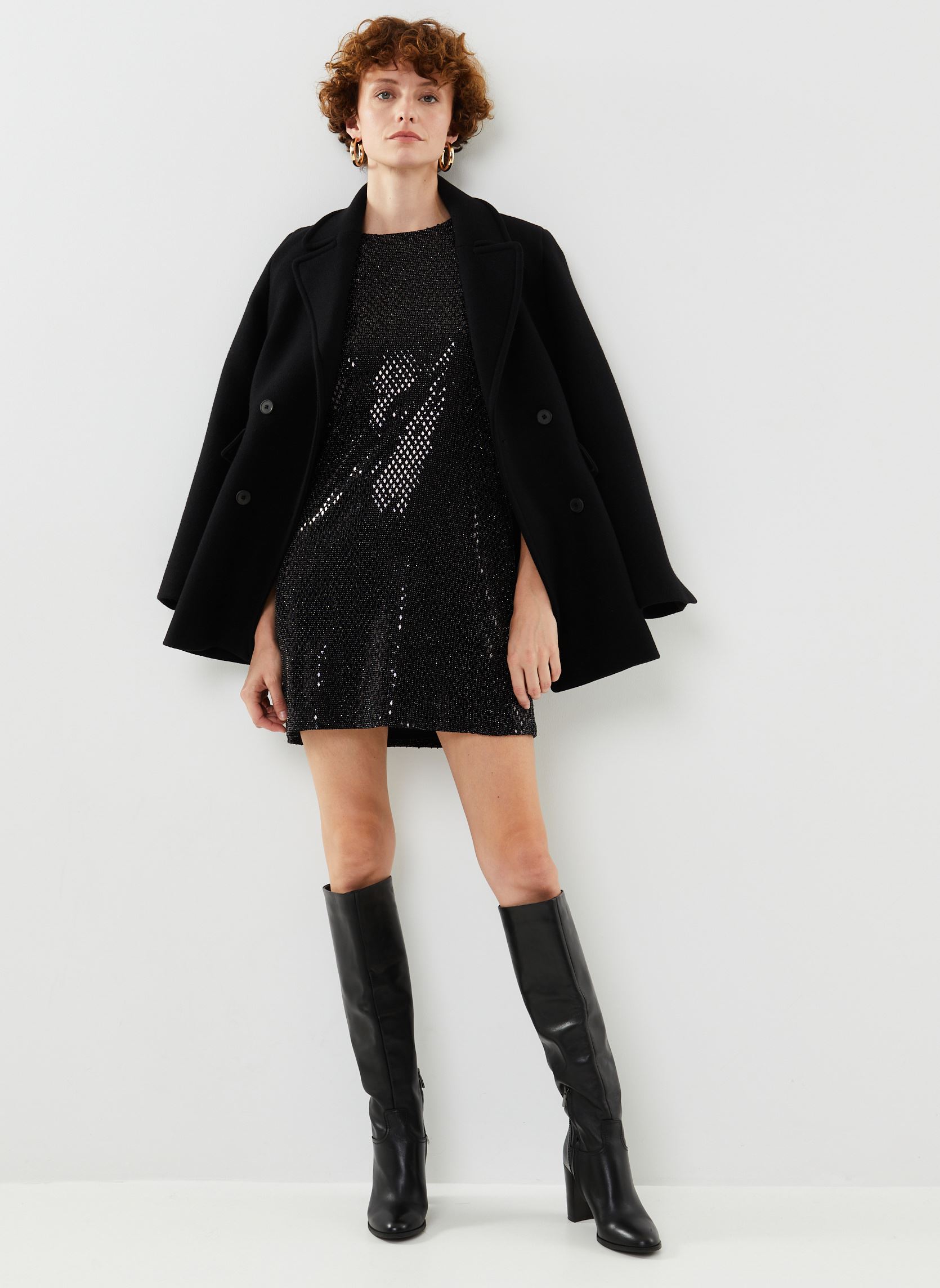 Robes REZA fête femme noir Georgia Rose Robes REZA fête femme noir NOIR
