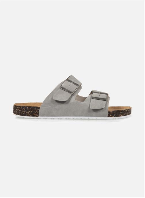 Isotoner Mules Mules sandales Femme double bride Vert d'eau femme gris
