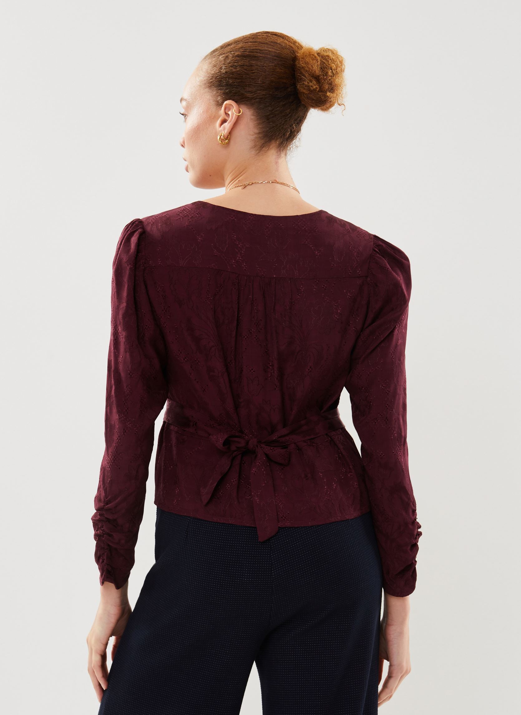 Chemises manches longues 23212199 femme bordeaux See u soon Chemises manches longues 23212199 femme bordeaux BORDEAUX