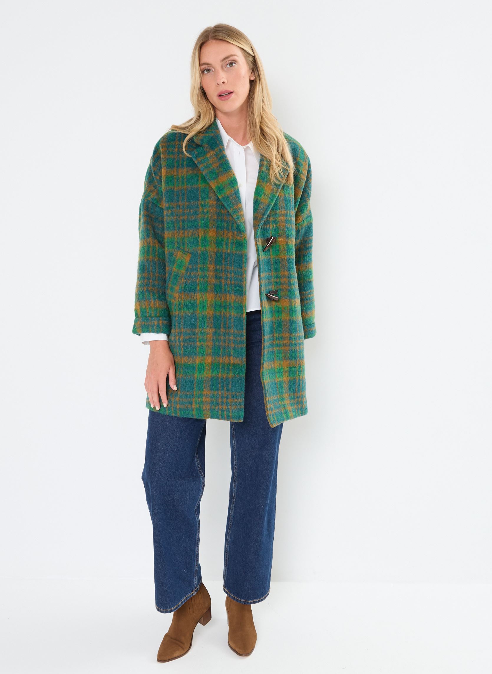 Manteaux 23261183 femme vert See u soon Manteaux 23261183 femme vert GREEN