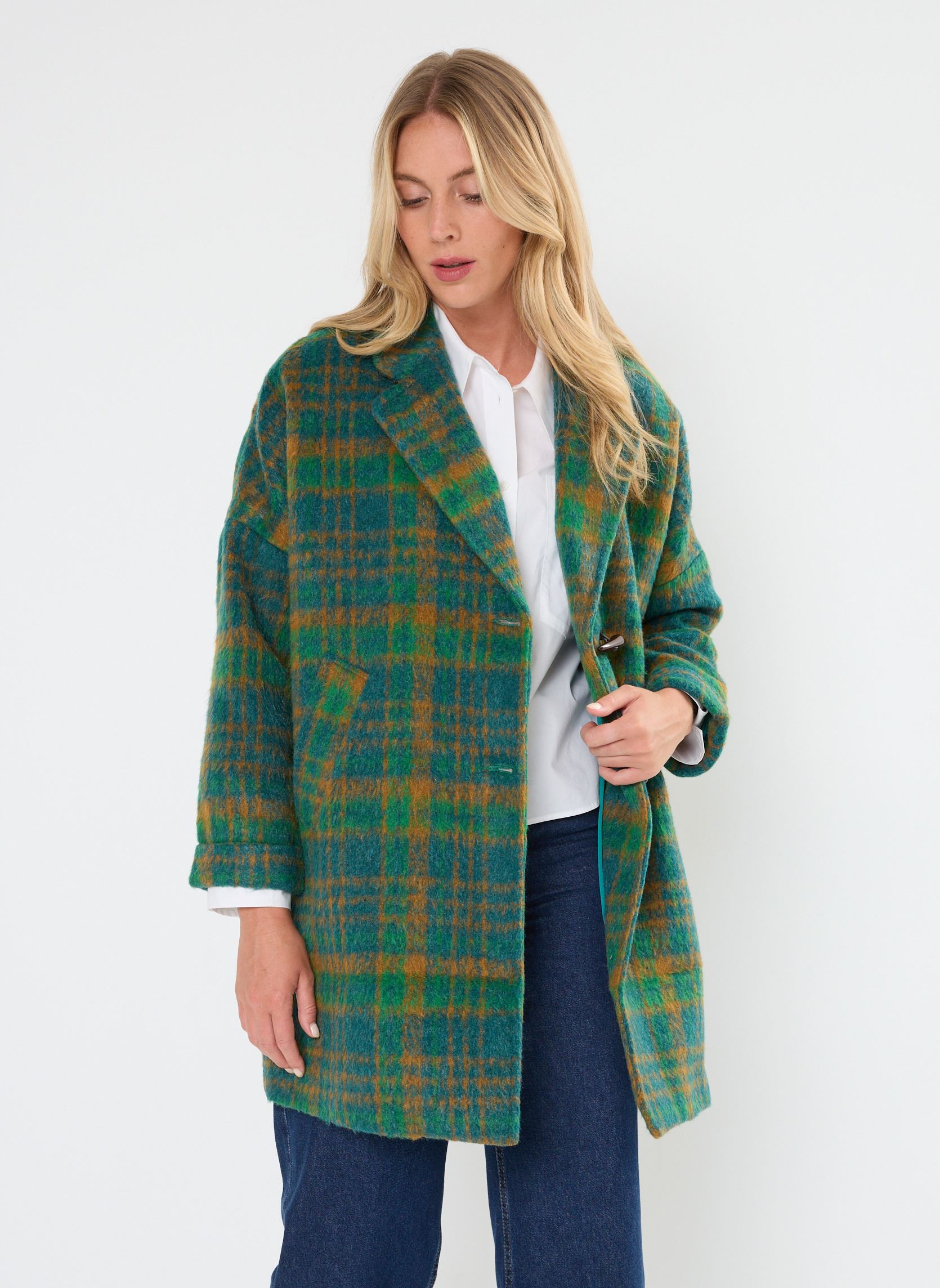 Manteaux 23261183 femme vert See u soon Manteaux 23261183 femme vert GREEN