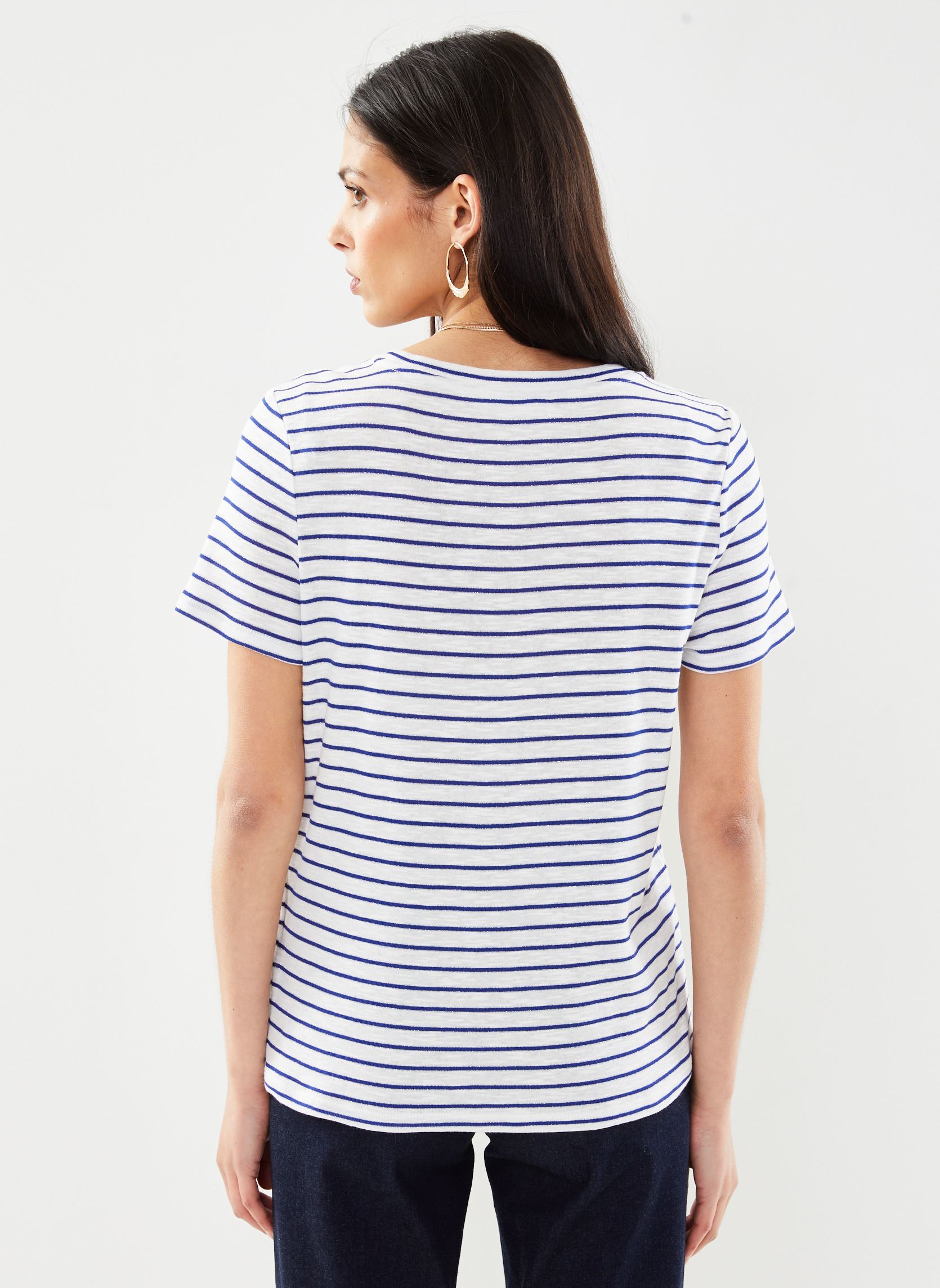 T-shirts met korte mouwen CAMILE mariniere dames blauw Georgia Rose T-shirts met korte mouwen CAMILE mariniere dames blauw RAYURES MARINE