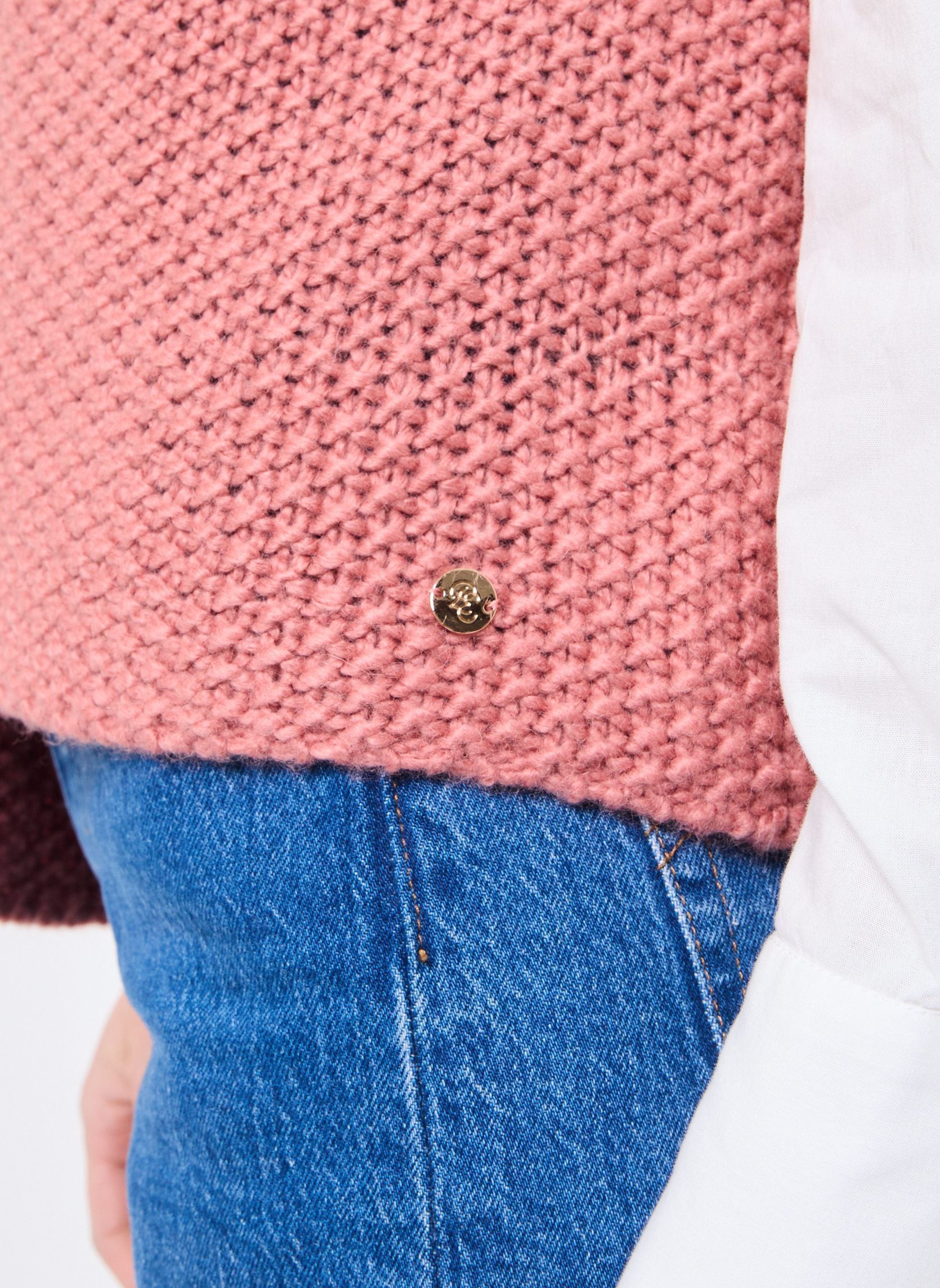 Strickjacken und Westen Crea damen rosa La Petite Etoile Strickjacken und Westen Crea damen rosa VIEUX ROSE