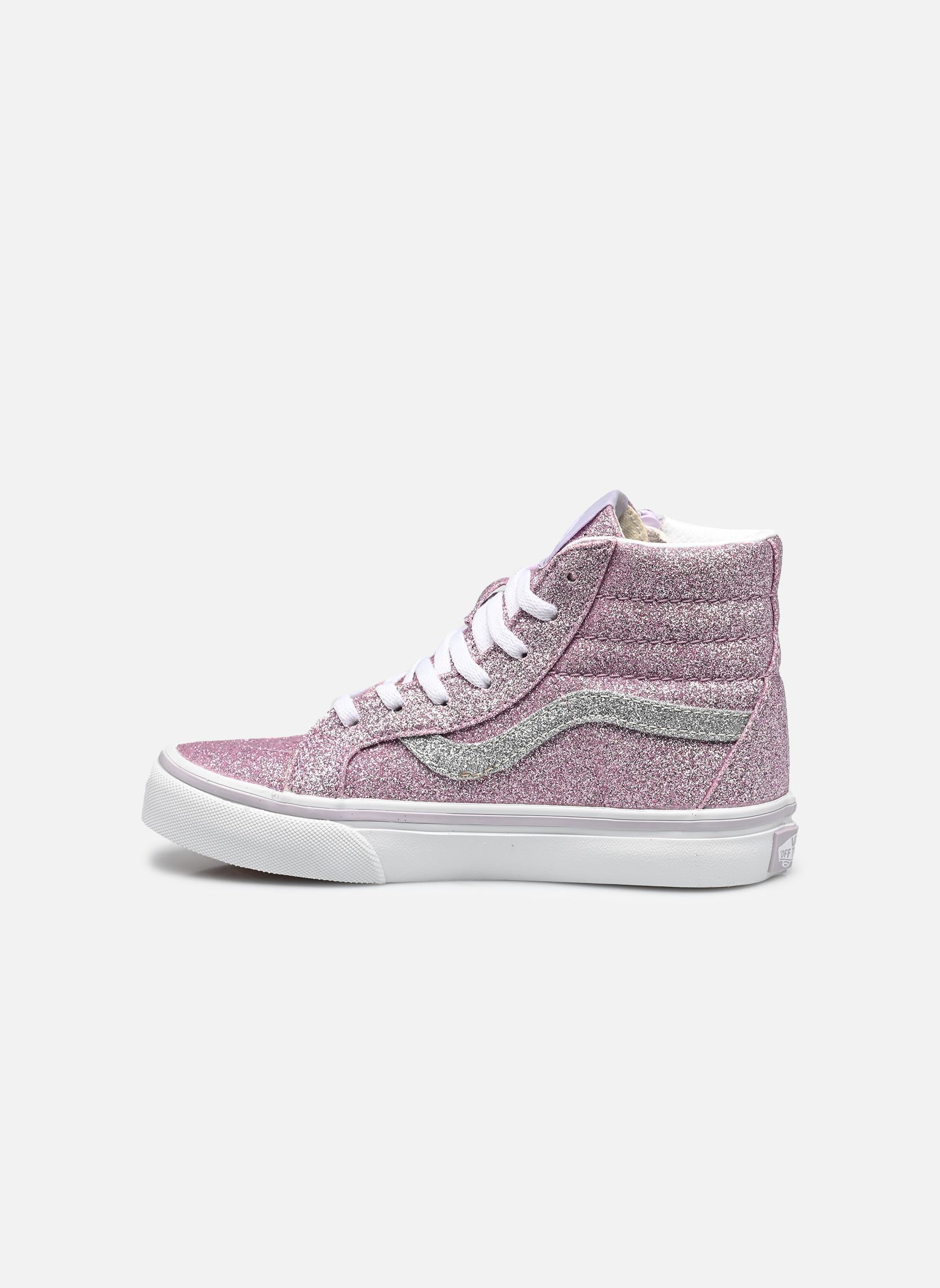 Sneakers UY SK8-Hi Reissue Side Zip meisjes paars Vans Sneakers UY SK8-Hi Reissue Side Zip meisjes paars GLITTER LILAC MIST