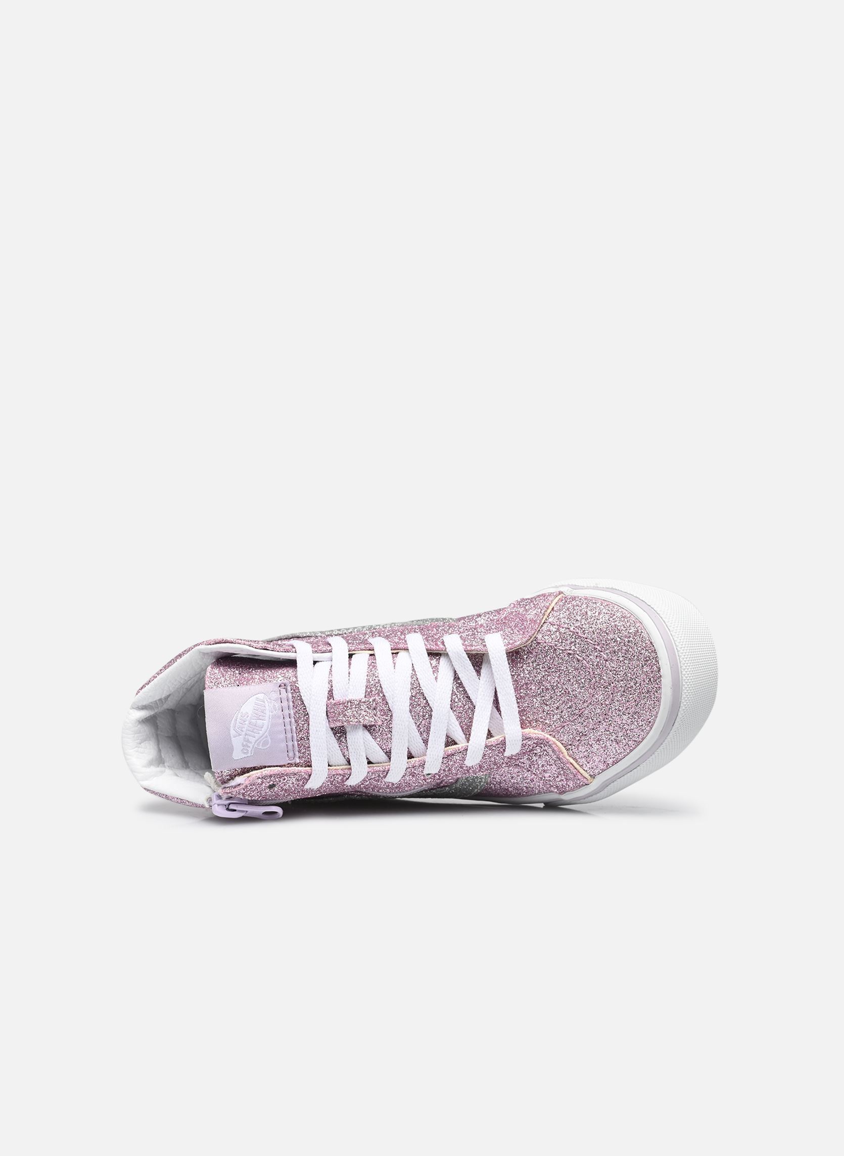 Sneakers UY SK8-Hi Reissue Side Zip meisjes paars Vans Sneakers UY SK8-Hi Reissue Side Zip meisjes paars GLITTER LILAC MIST