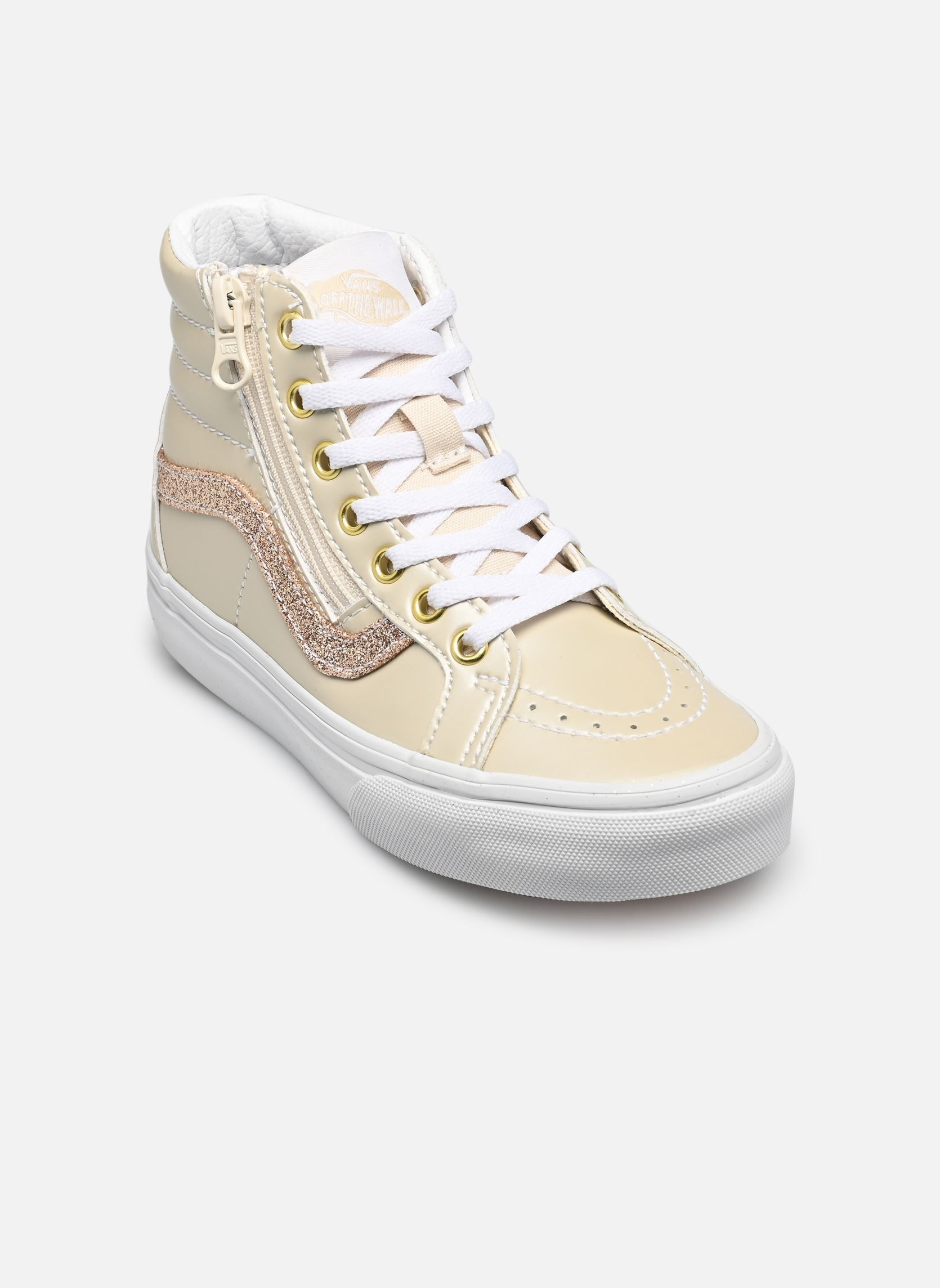 Baskets montantes enfant Vans Sk8 hi reissue side zip glitter - vue 4