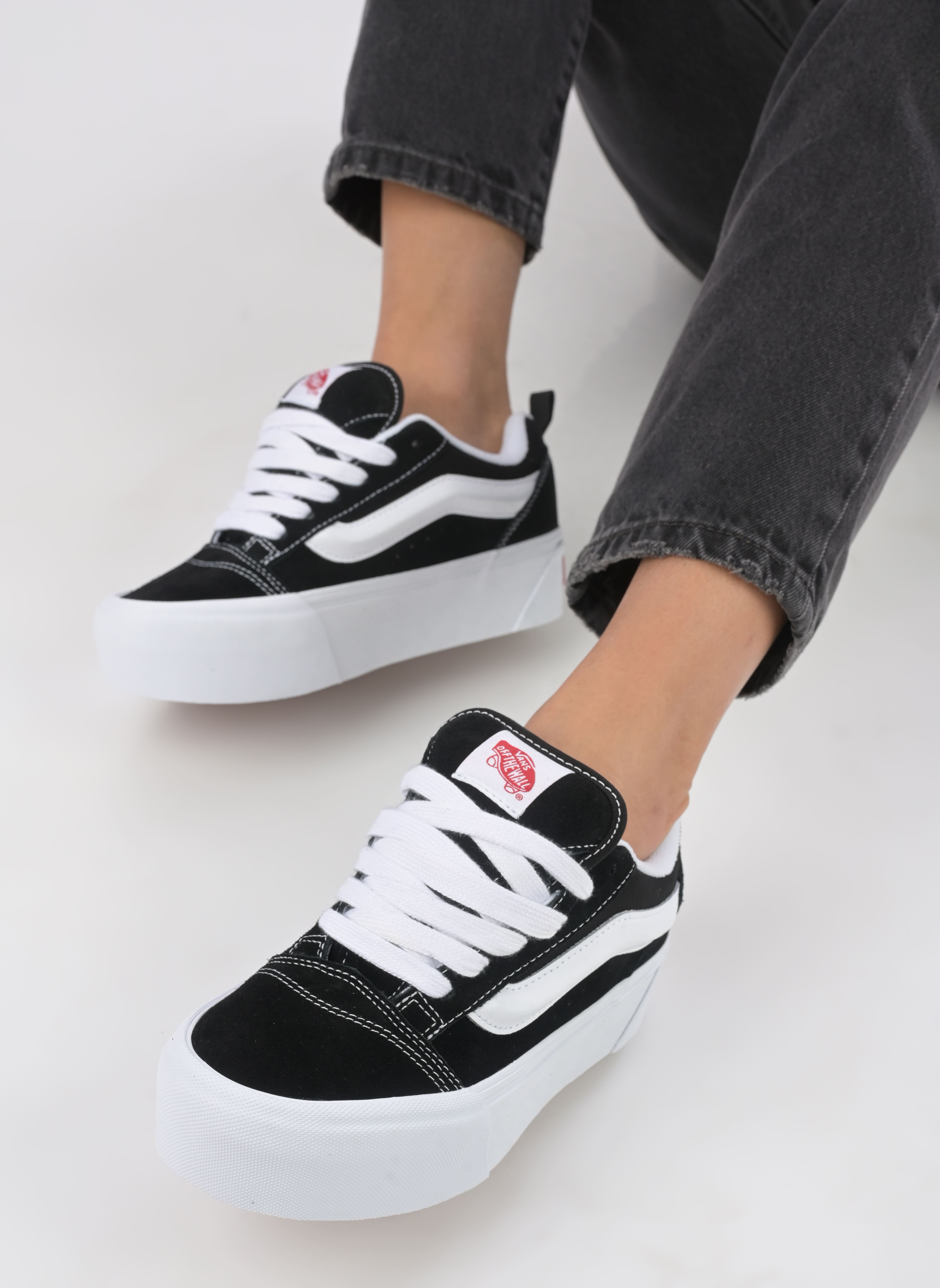 Baskets Knu Stack femme noir Vans Baskets Knu Stack femme noir BLACK/TRUE WHITE