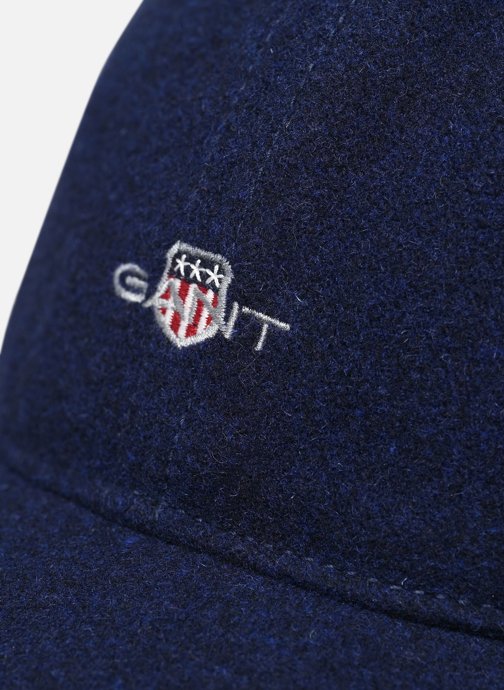 Petten Shield Melton Cap blauw GANT Petten Shield Melton Cap blauw MARINE