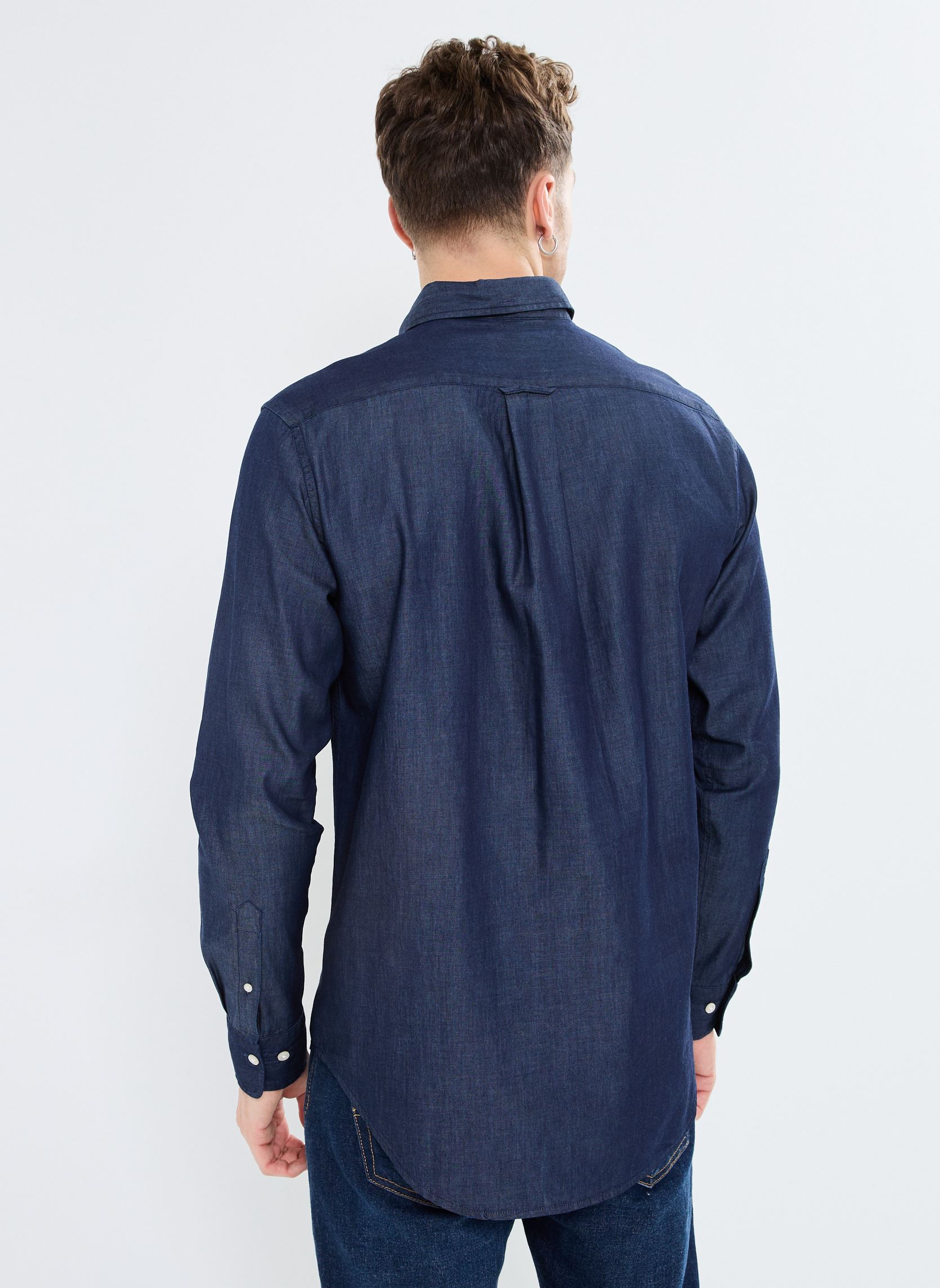 Hemden Reg Indigo heren blauw GANT Hemden Reg Indigo heren blauw INDIGO FONCE