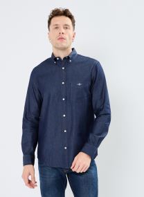 Hemden Reg Indigo heren blauw