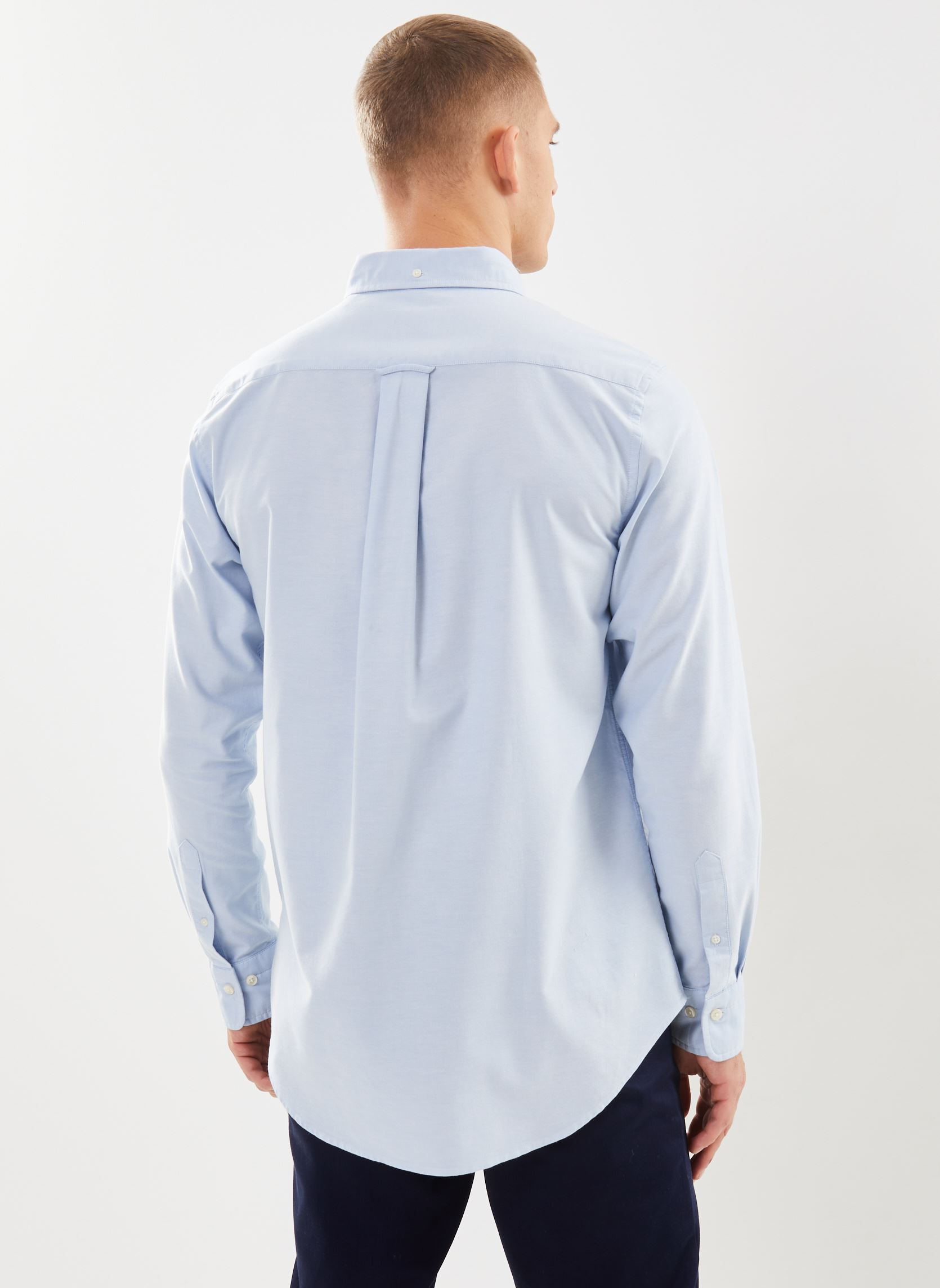Hemden Reg Oxford Shirt heren blauw GANT Hemden Reg Oxford Shirt heren blauw Bleu clair