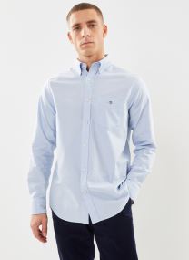 Hemden Reg Oxford Shirt heren blauw
