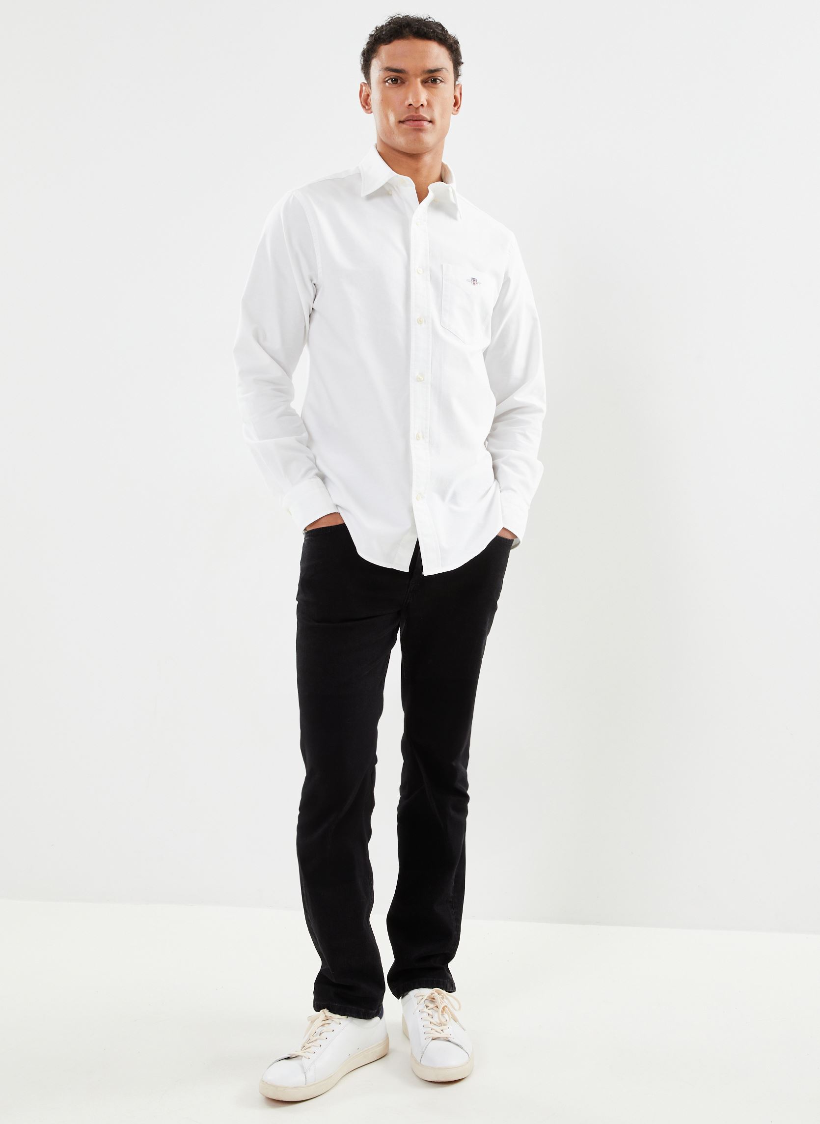 Hemden Reg Oxford Shirt herren weiß GANT Hemden Reg Oxford Shirt herren weiß WHITE