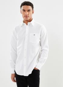 Hemden Reg Oxford Shirt heren blauw