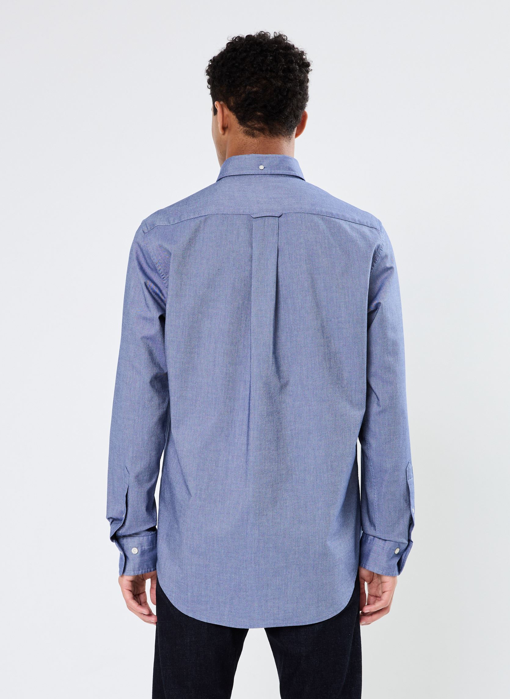 Chemises Reg Oxford Shirt homme bleu GANT Chemises Reg Oxford Shirt homme bleu Persian Blue
