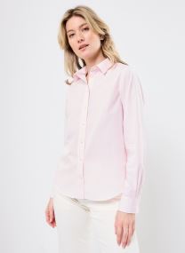 Camisas de manga larga Reg Poplin Striped Shirt mujer rosa GANT Camisas de manga larga Reg Poplin Striped Shirt mujer rosa ROSE PALE
