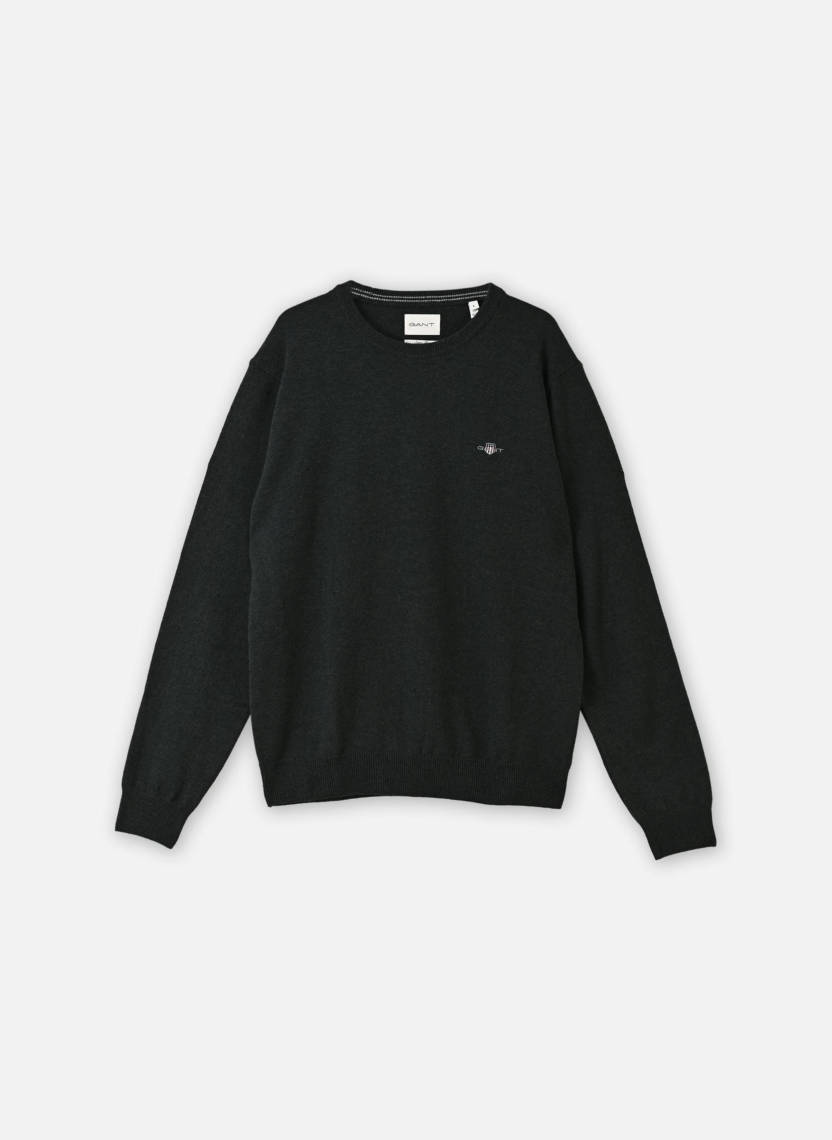 Truien Superfine Lambswool C-Neck heren groen GANT Truien Superfine Lambswool C-Neck heren groen DARK MOSS GREEN
