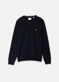 Pulls Superfine Lambswool C-Neck homme bleu