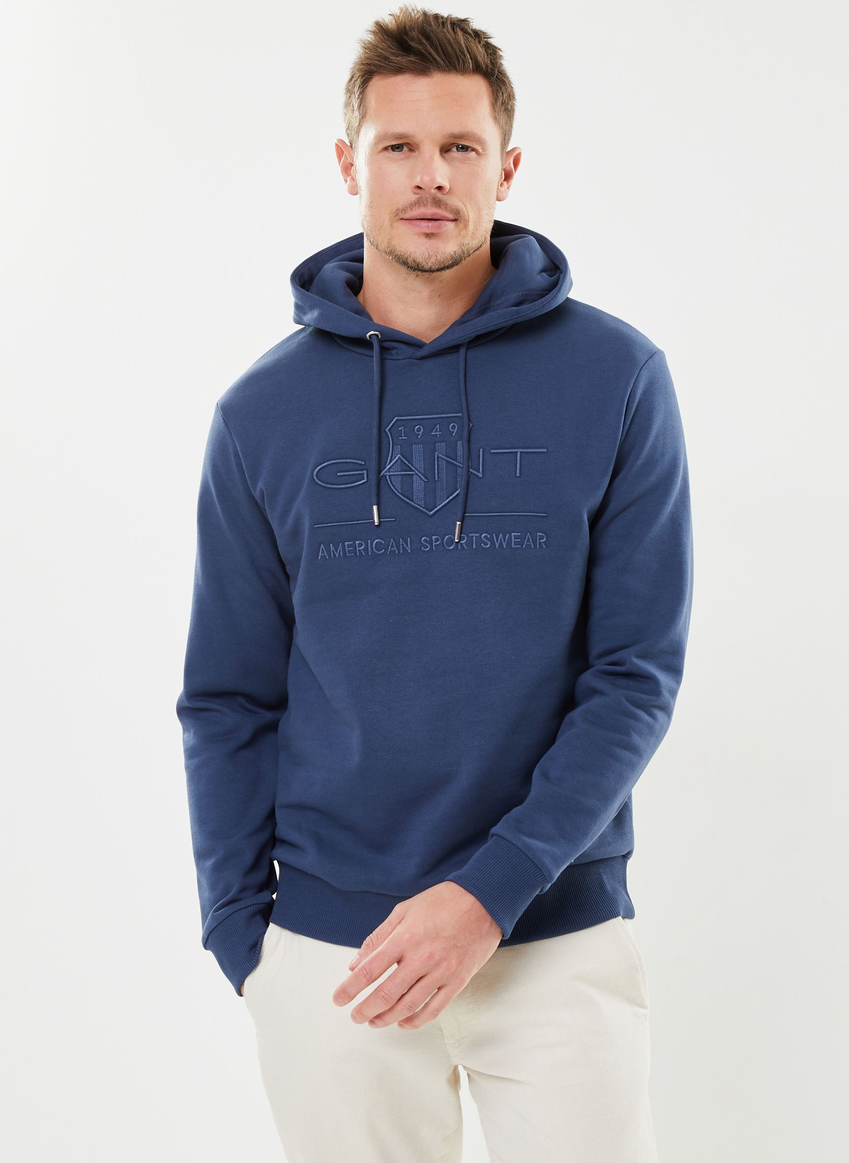 Vêtements GANT Reg Tonal Shield Hoodie pour Accessoires