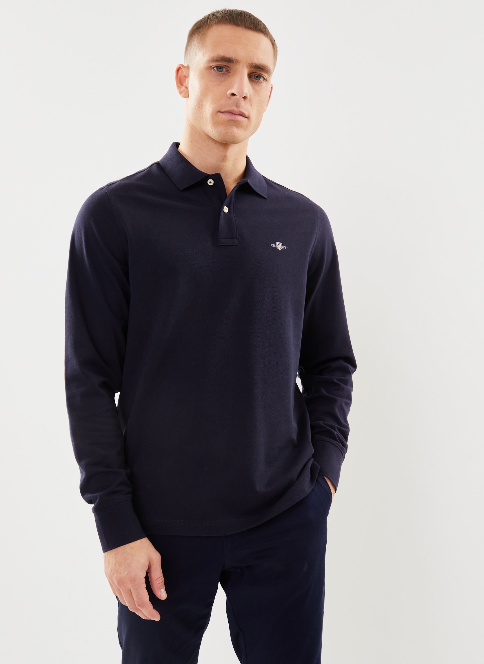 Polo Gant REG SHIELD LS PIQUE RUGGER EU