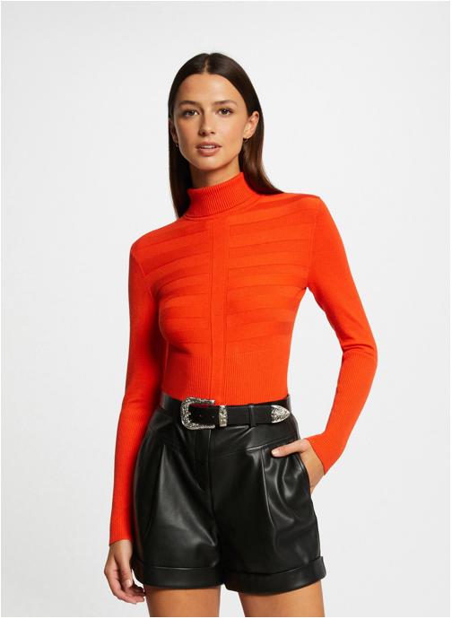 Morgan Pulls 132-MENTOS.M femme orange