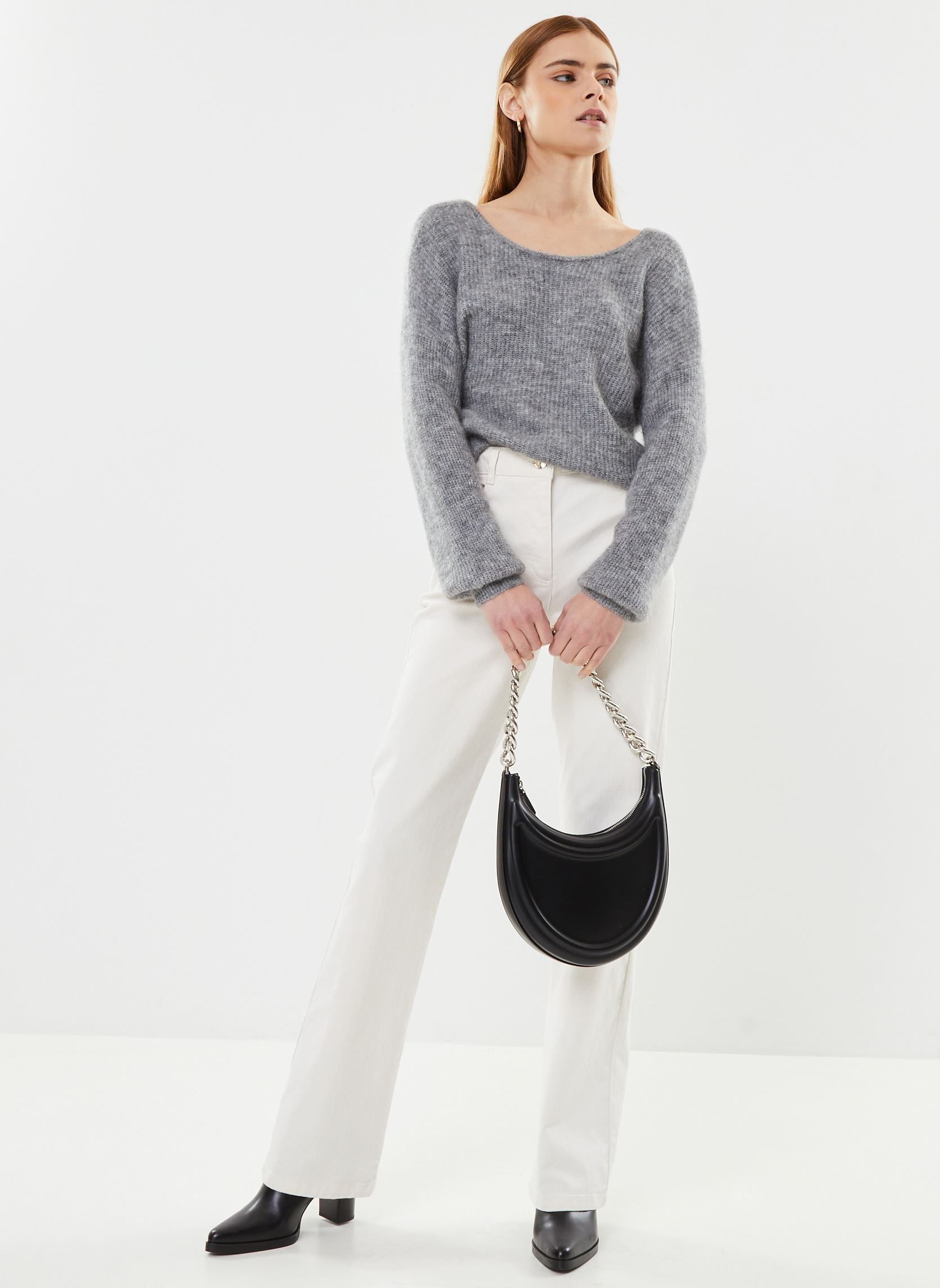 Flared jeans POLA dames wit Georgia Rose Flared jeans POLA dames wit ECRU