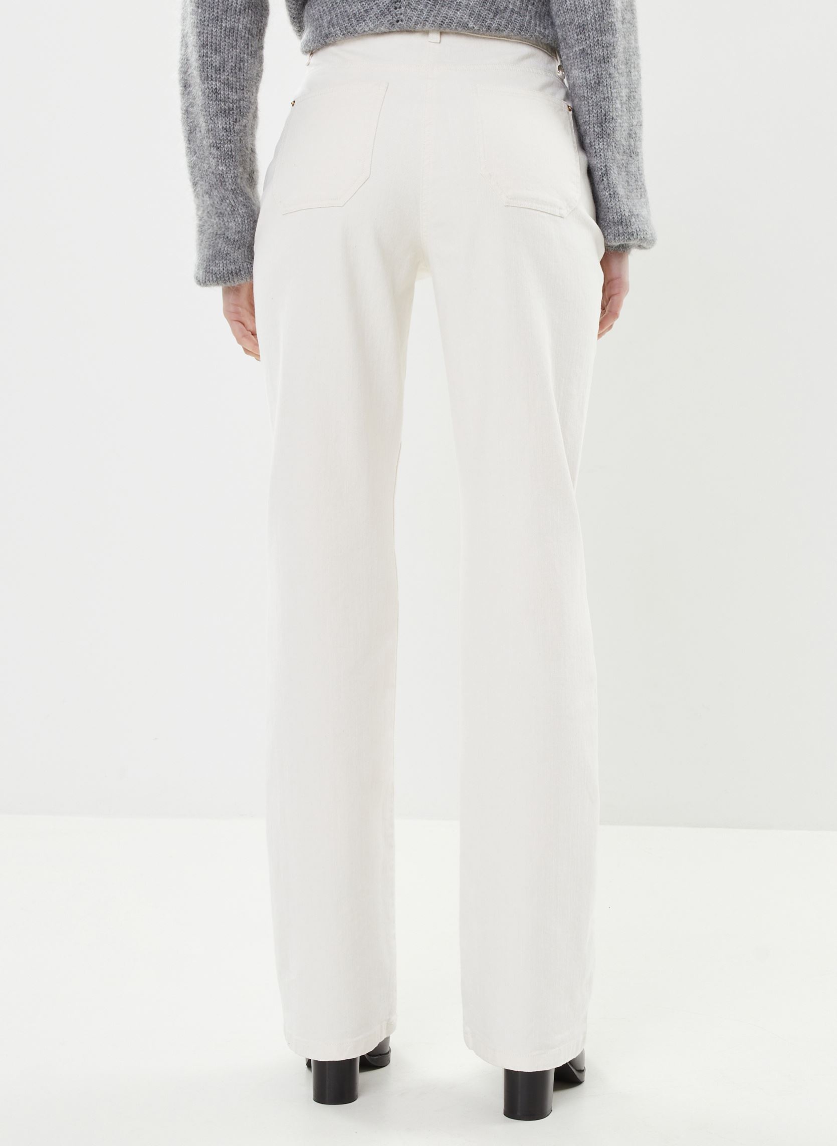 Flared jeans POLA dames wit Georgia Rose Flared jeans POLA dames wit ECRU
