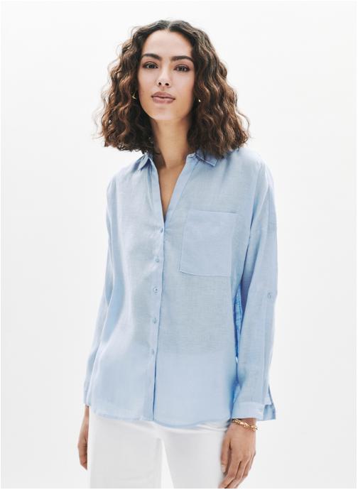 Caroll Chemises Chemises - 232C-CABY femme bleu